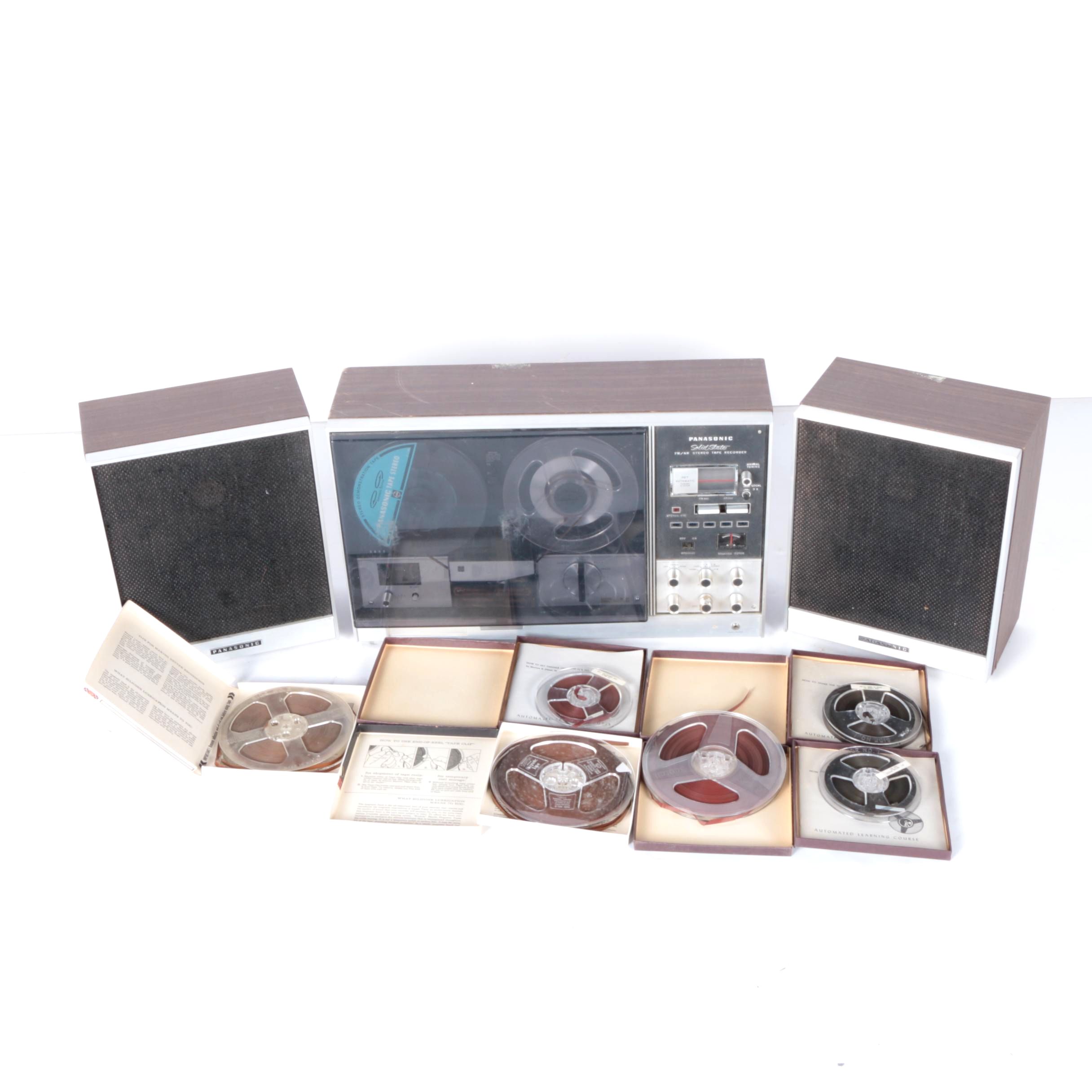 Vintage Panasonic RS-7635 FM/AM Stereo Tape Recorder