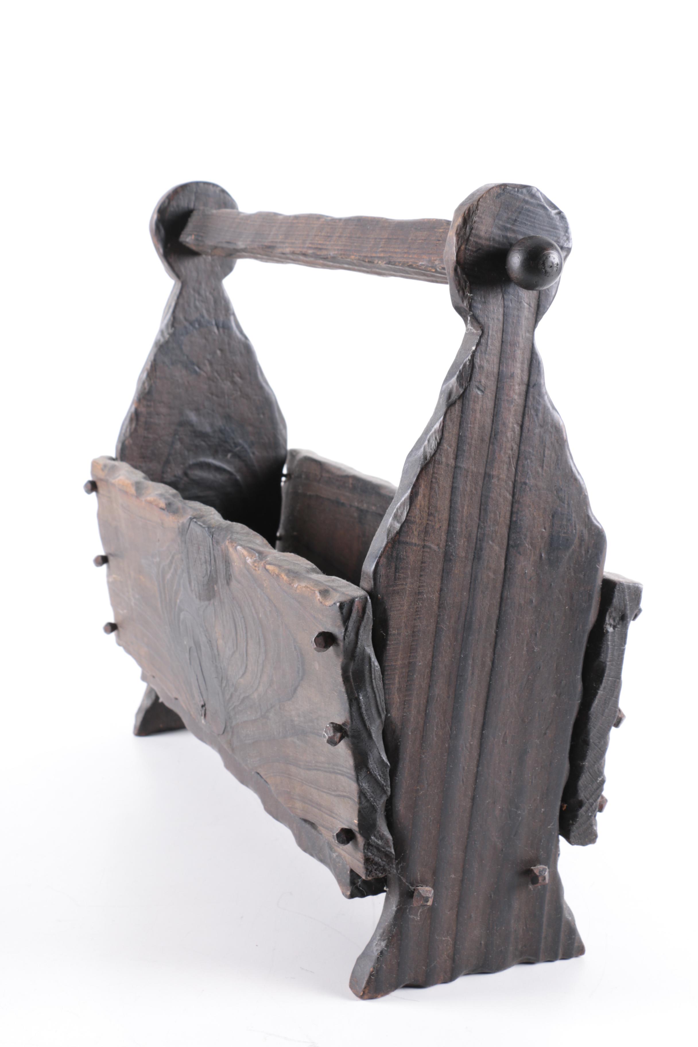 Wooden Magazine Holder