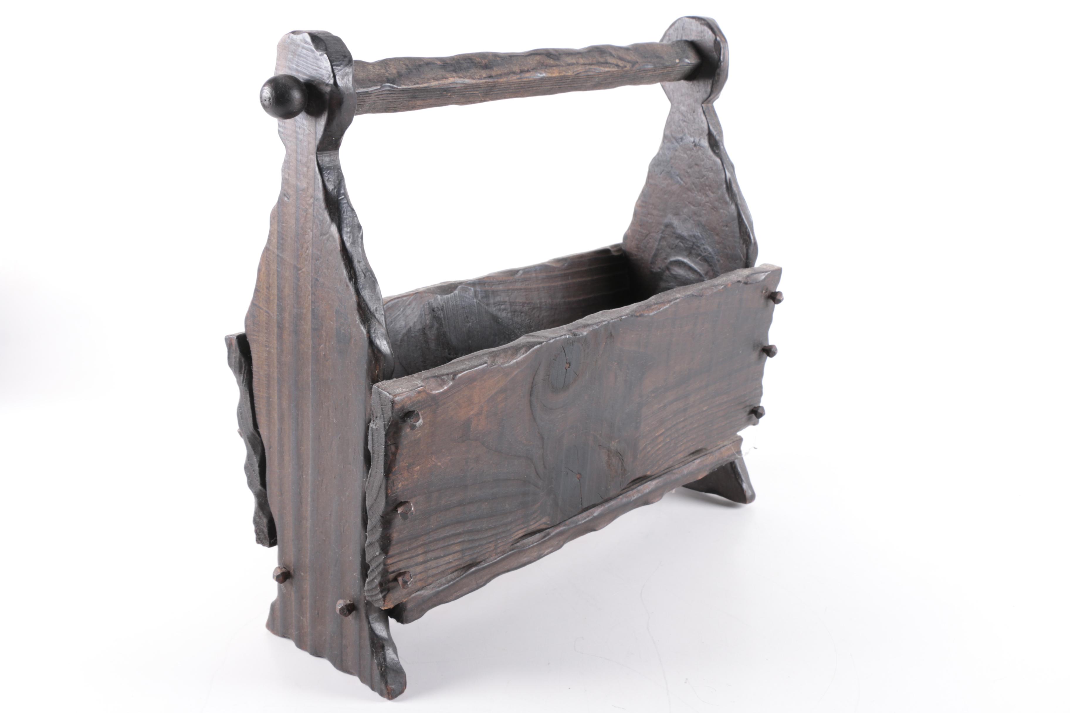 Wooden Magazine Holder