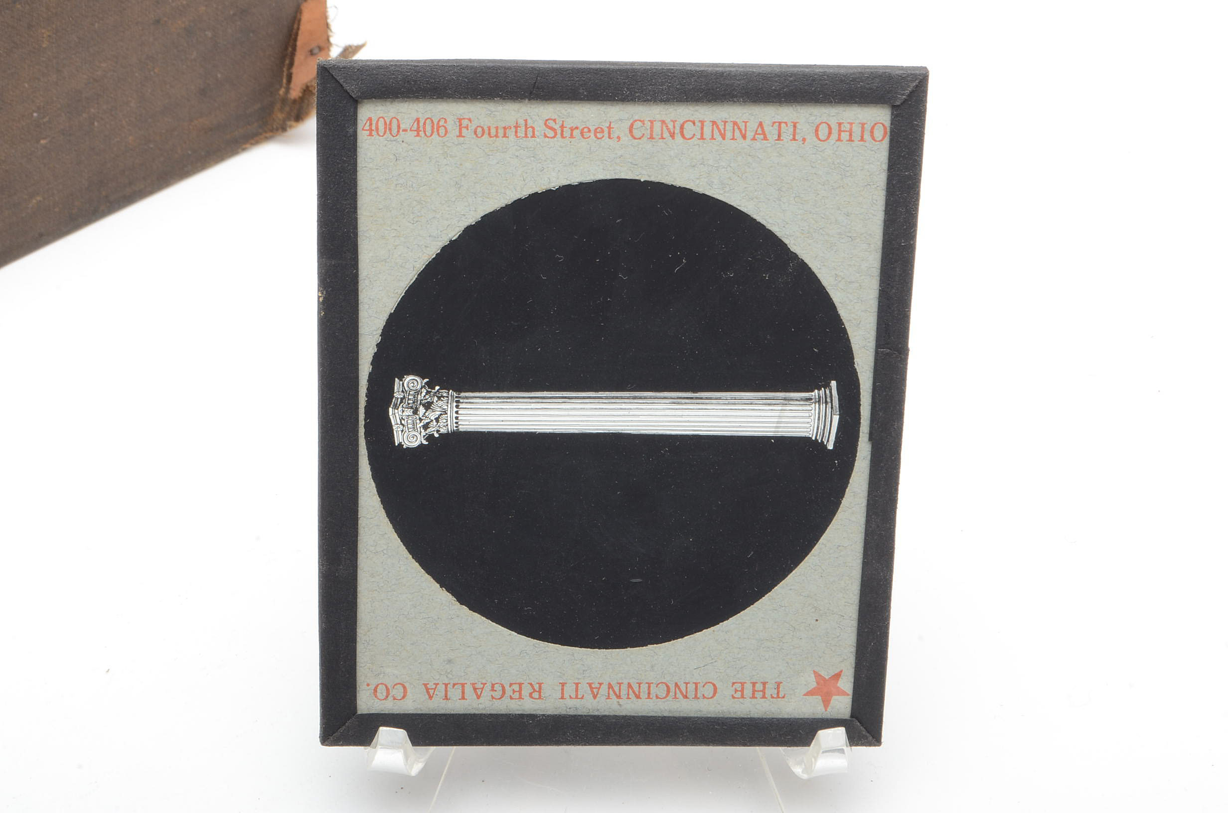 Assortment of Antique Magic Lantern Slides with Masonic Labels