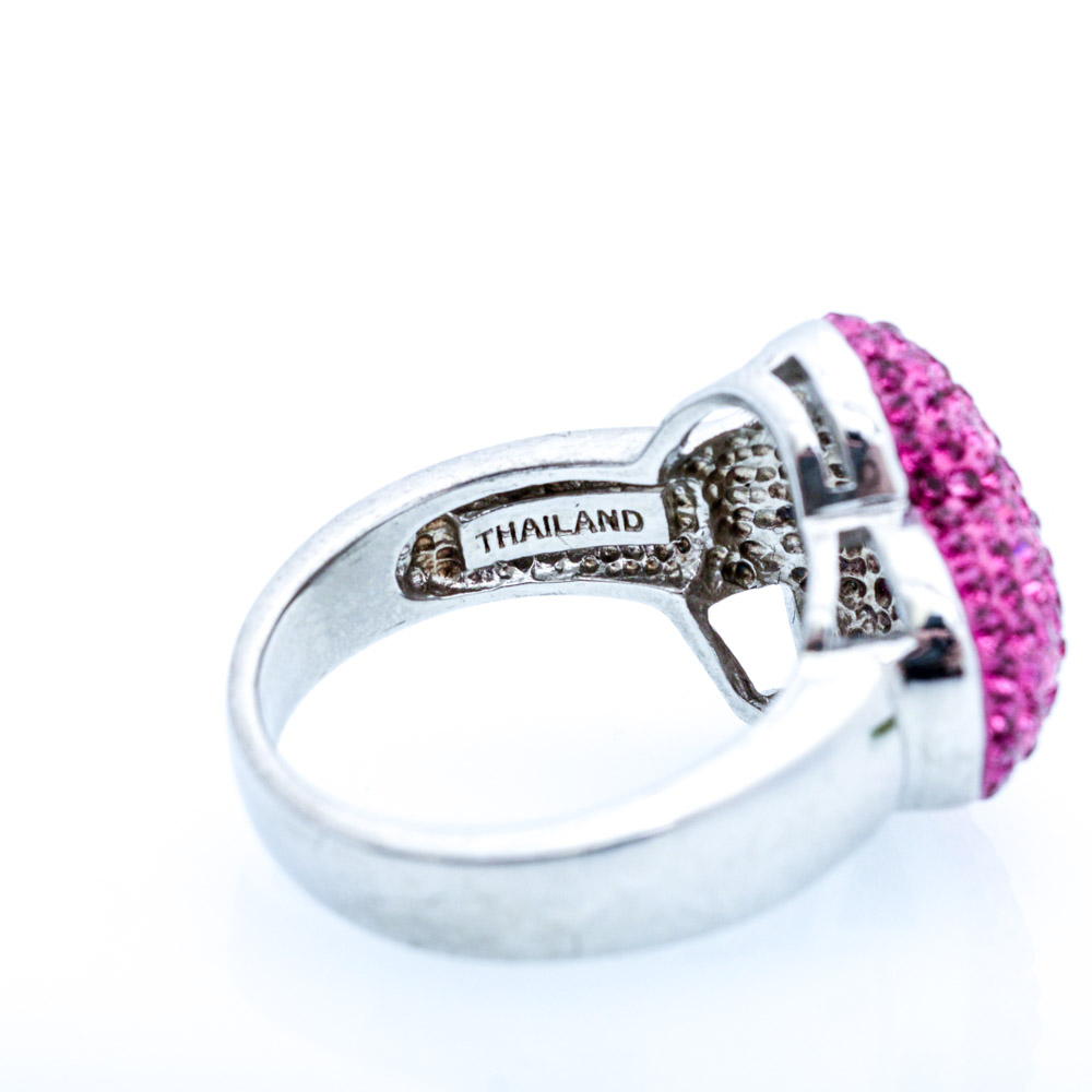 Sterling Silver Rings with Cubic Zirconia and Imitation Stones