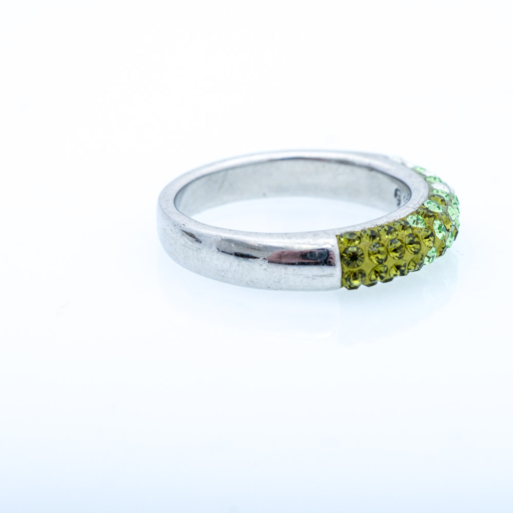 Sterling Silver Rings with Cubic Zirconia and Imitation Stones