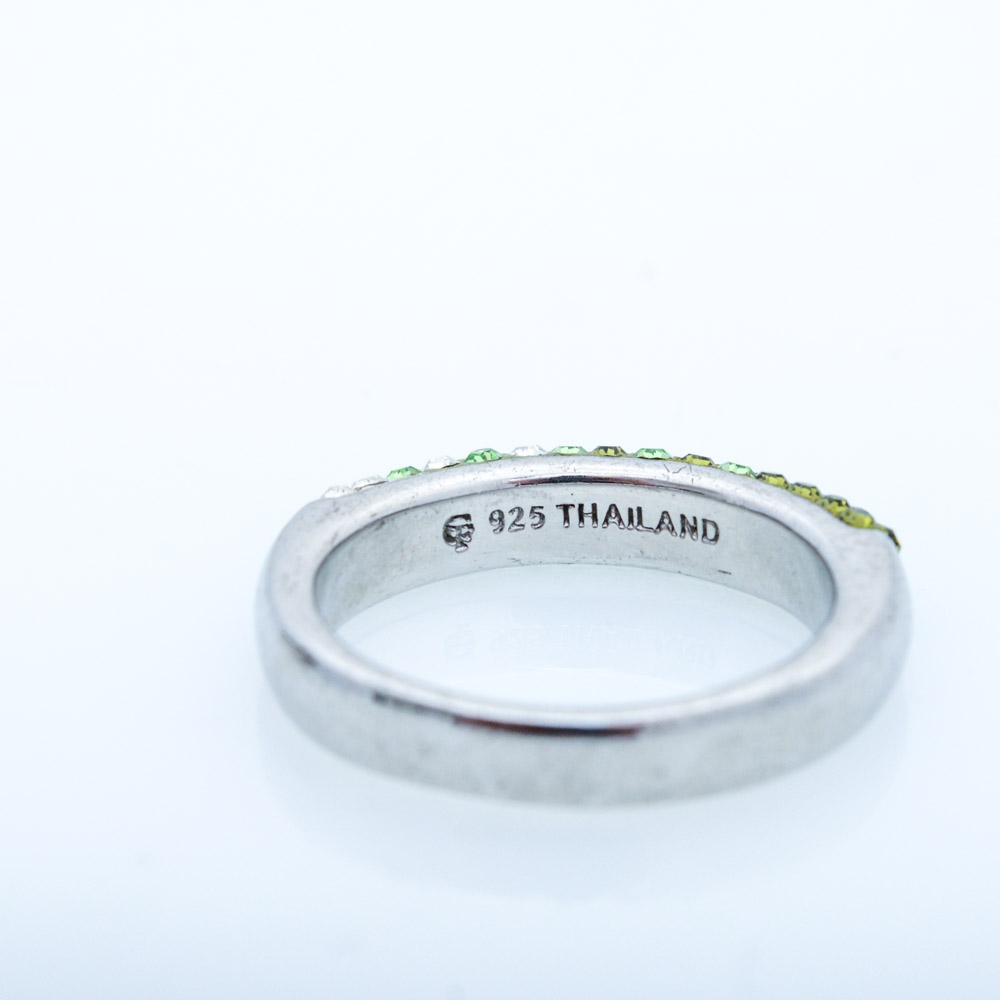 Sterling Silver Rings with Cubic Zirconia and Imitation Stones