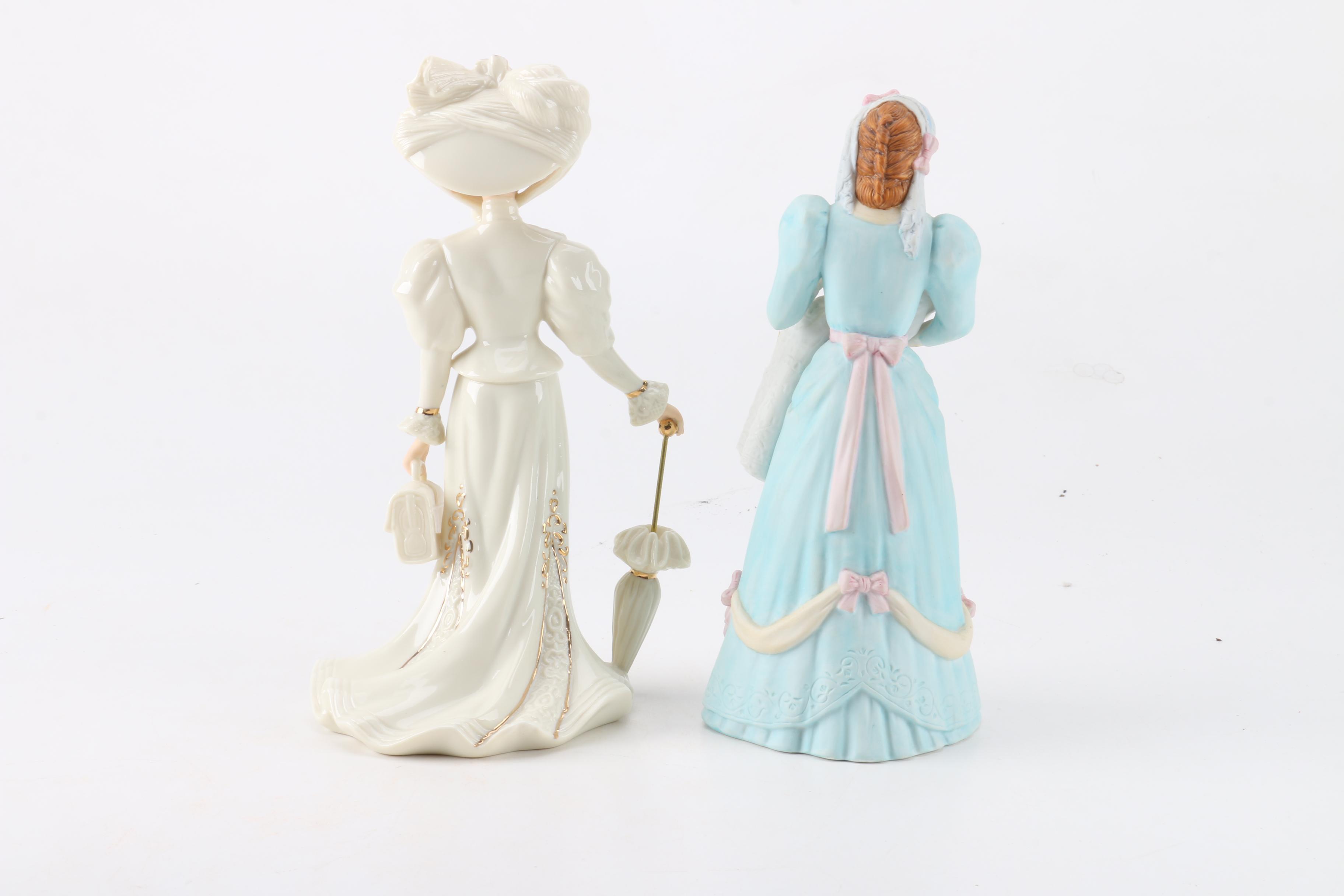 Vintage Lenox Hand-Painted Porcelain Figurines