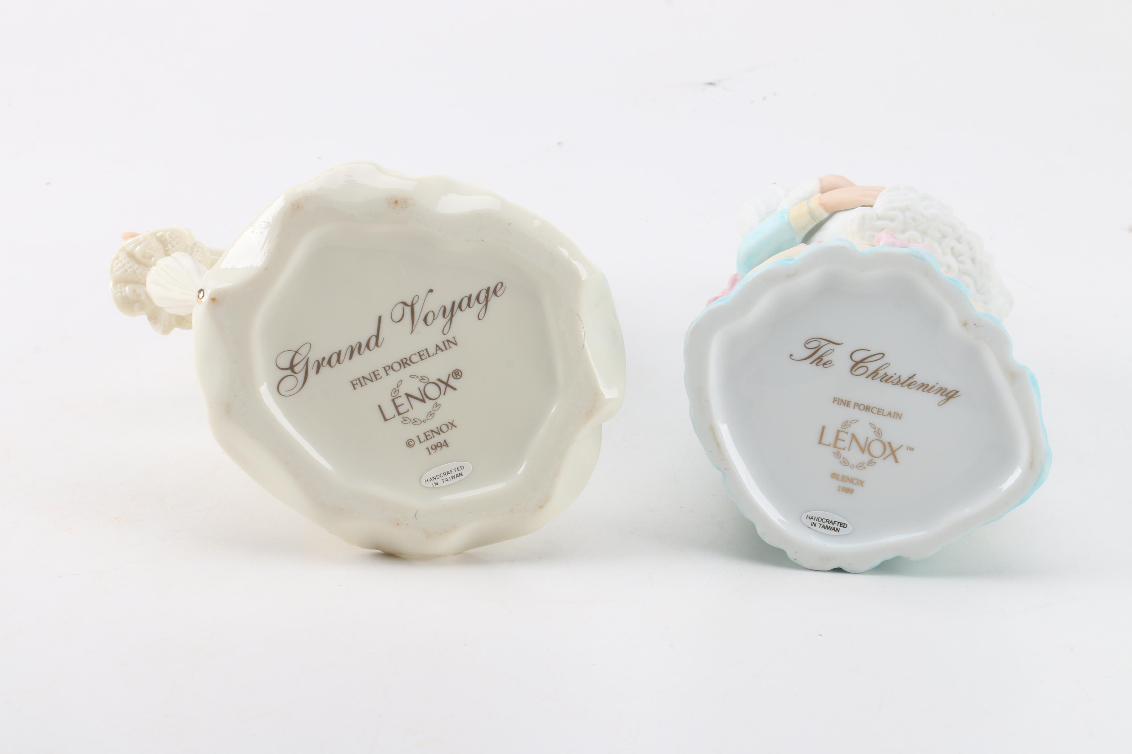 Vintage Lenox Hand-Painted Porcelain Figurines