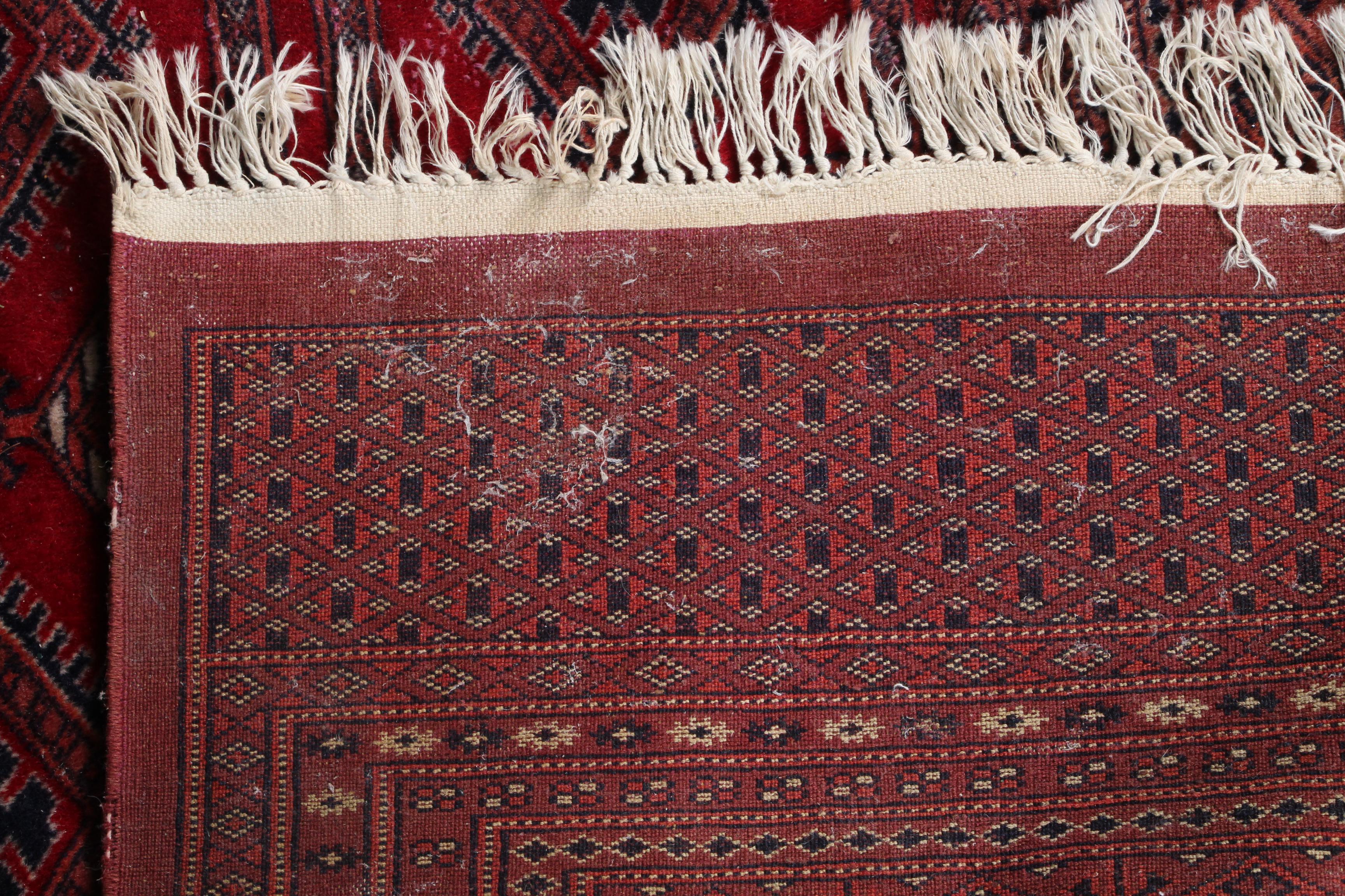 Hand-Knotted Afghan Wool Area Rug