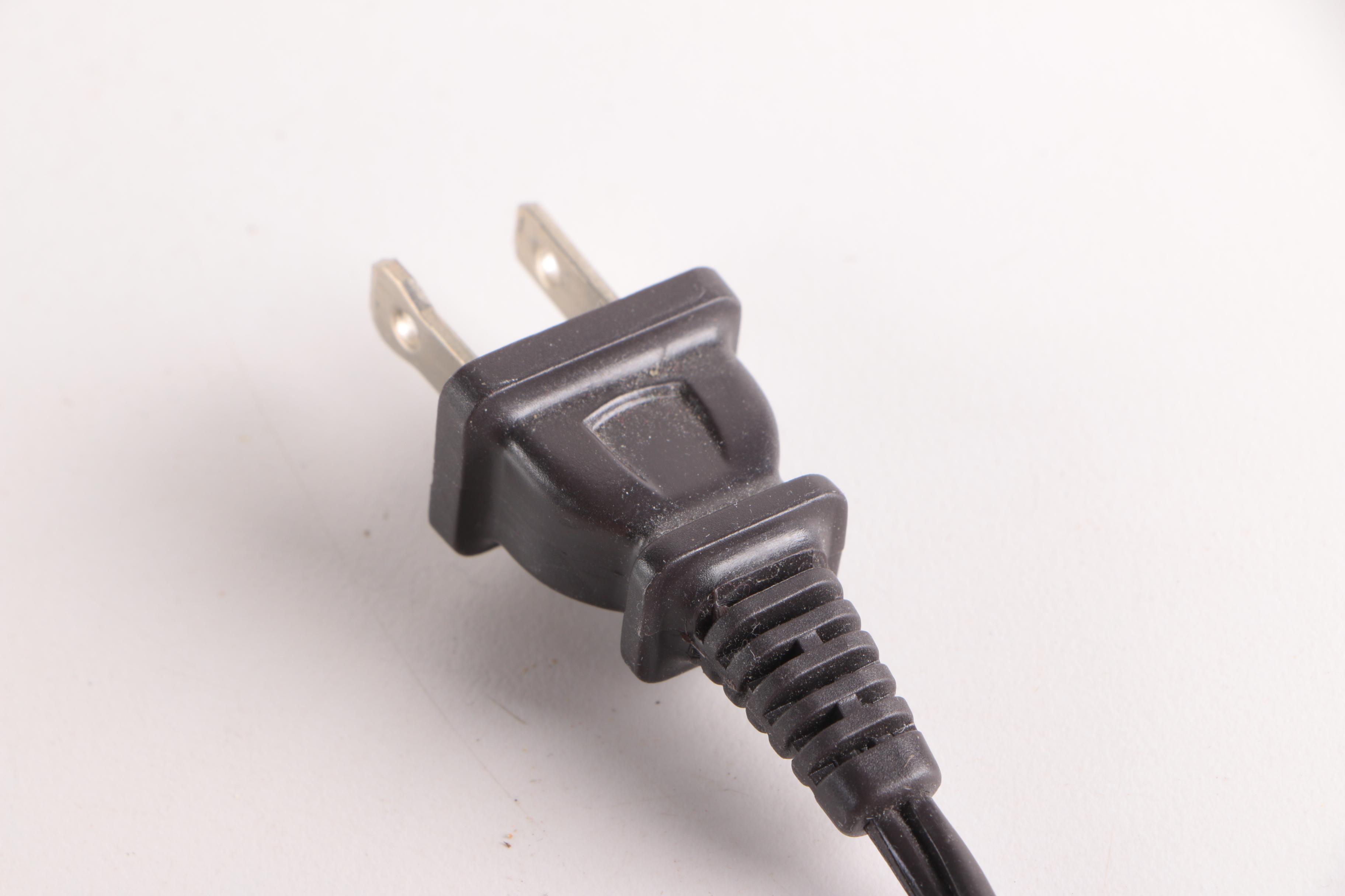 Glass and Metal Table Lamp