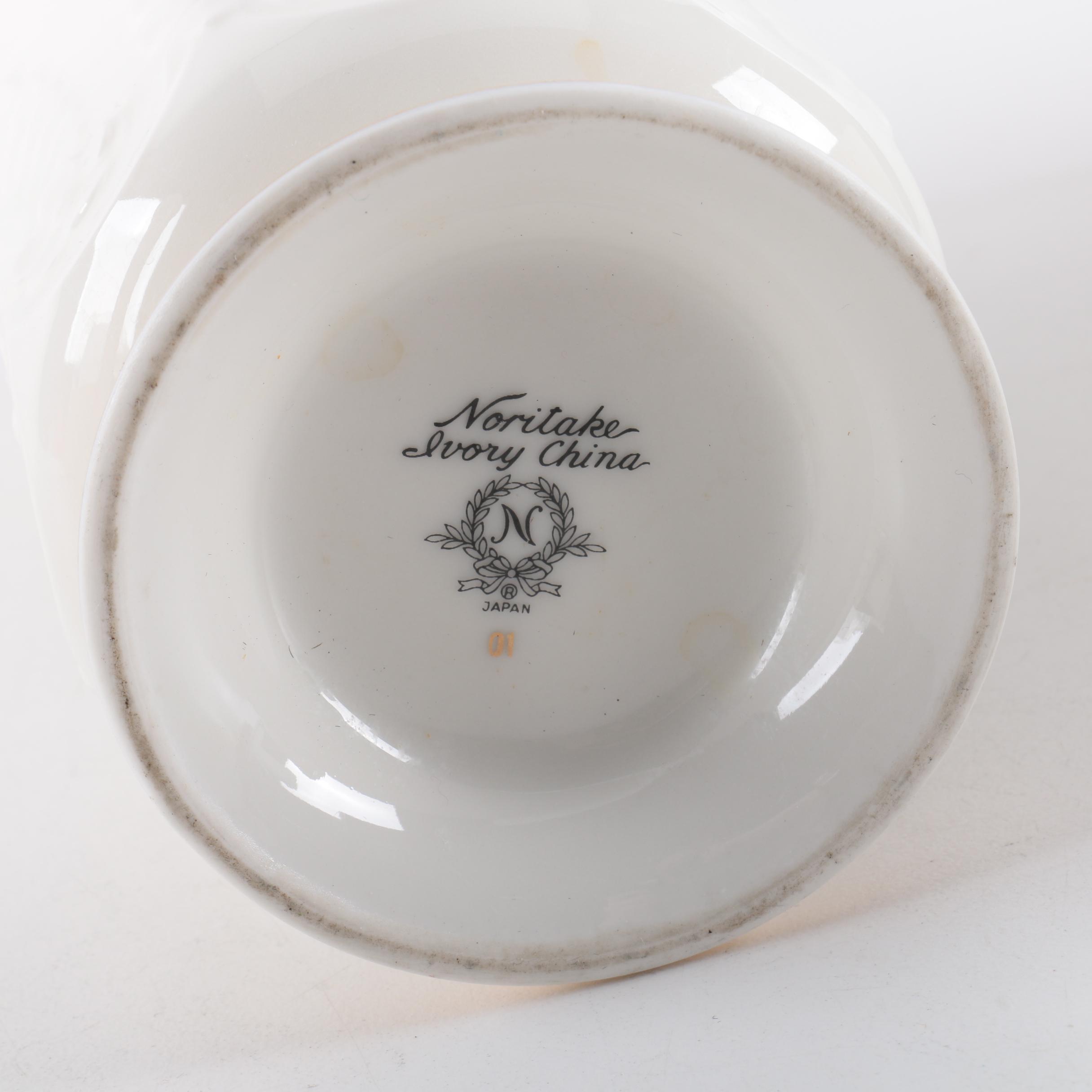 Lenox and Noritake Porcelain Vases and Bowls