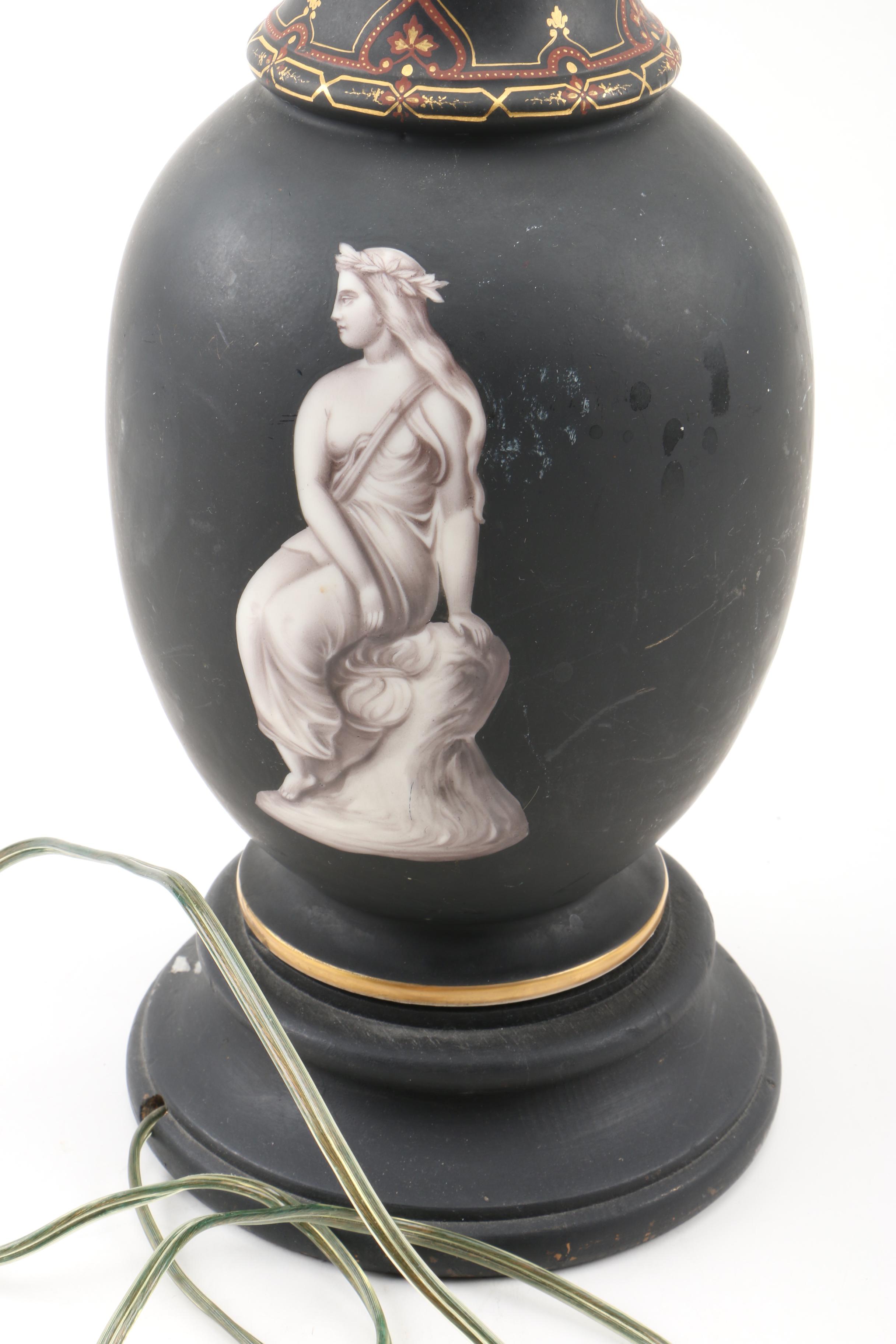 Romanesque Ceramic Table Lamp