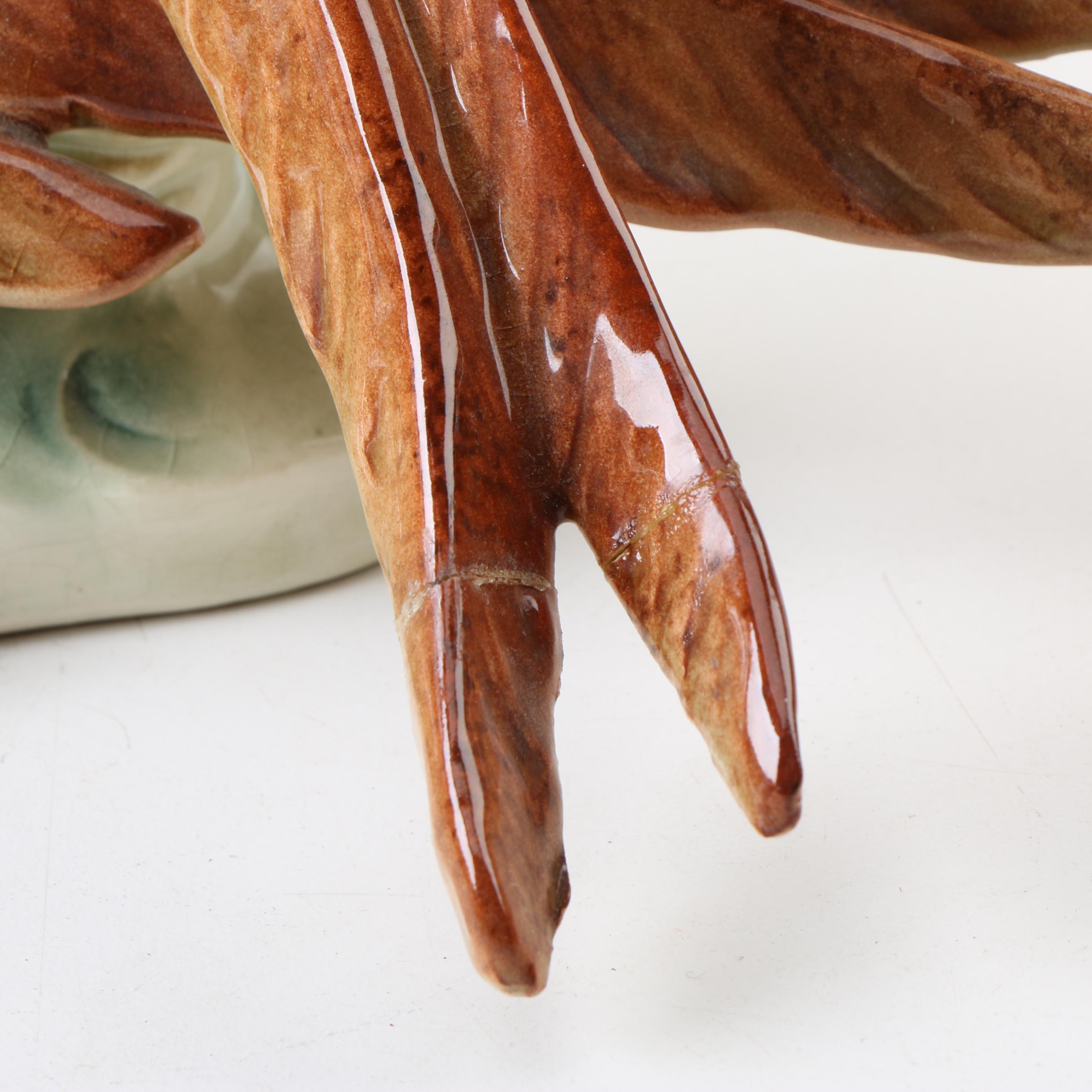 Cortendorf Germany Ceramic Pheasants Figurine