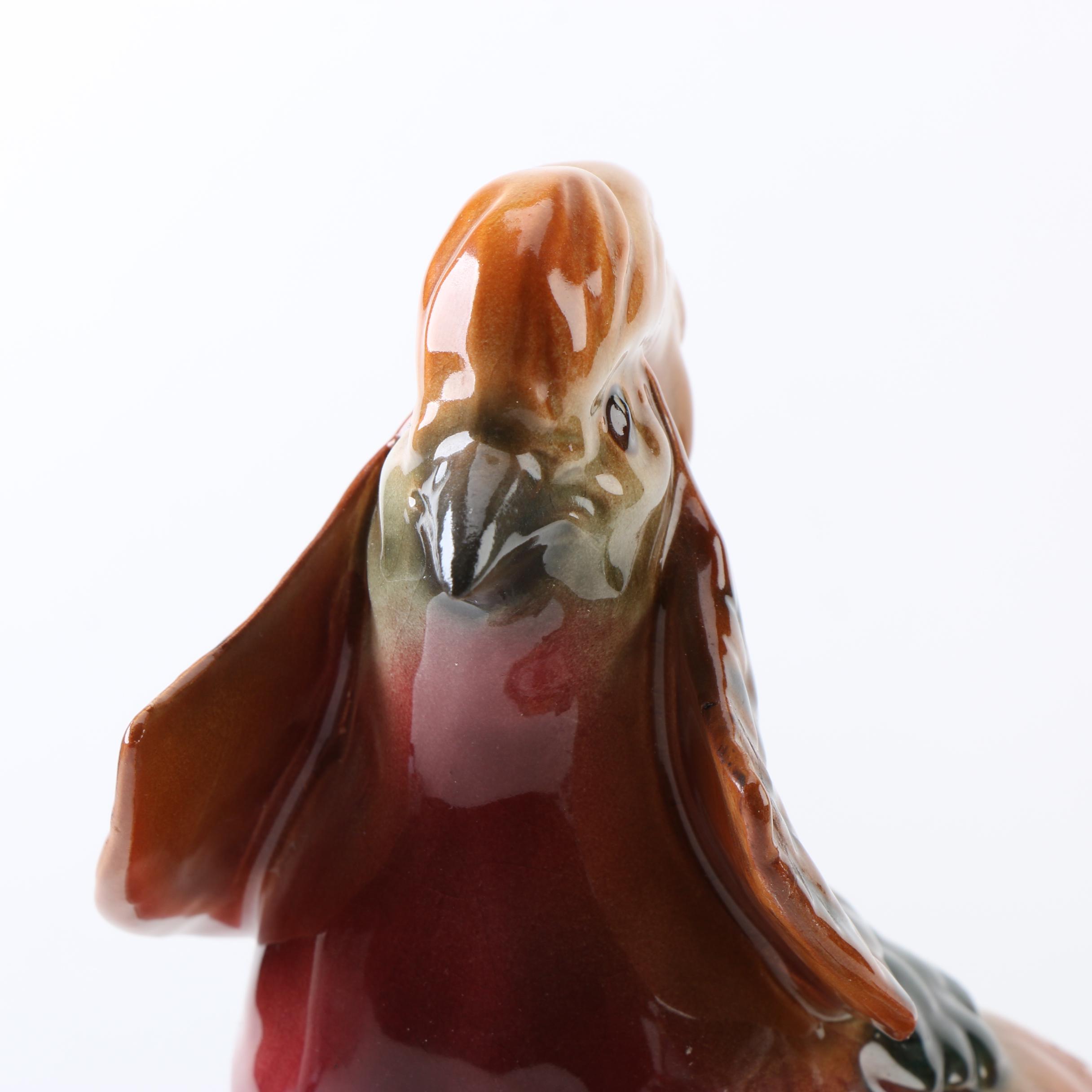 Cortendorf Germany Ceramic Pheasants Figurine