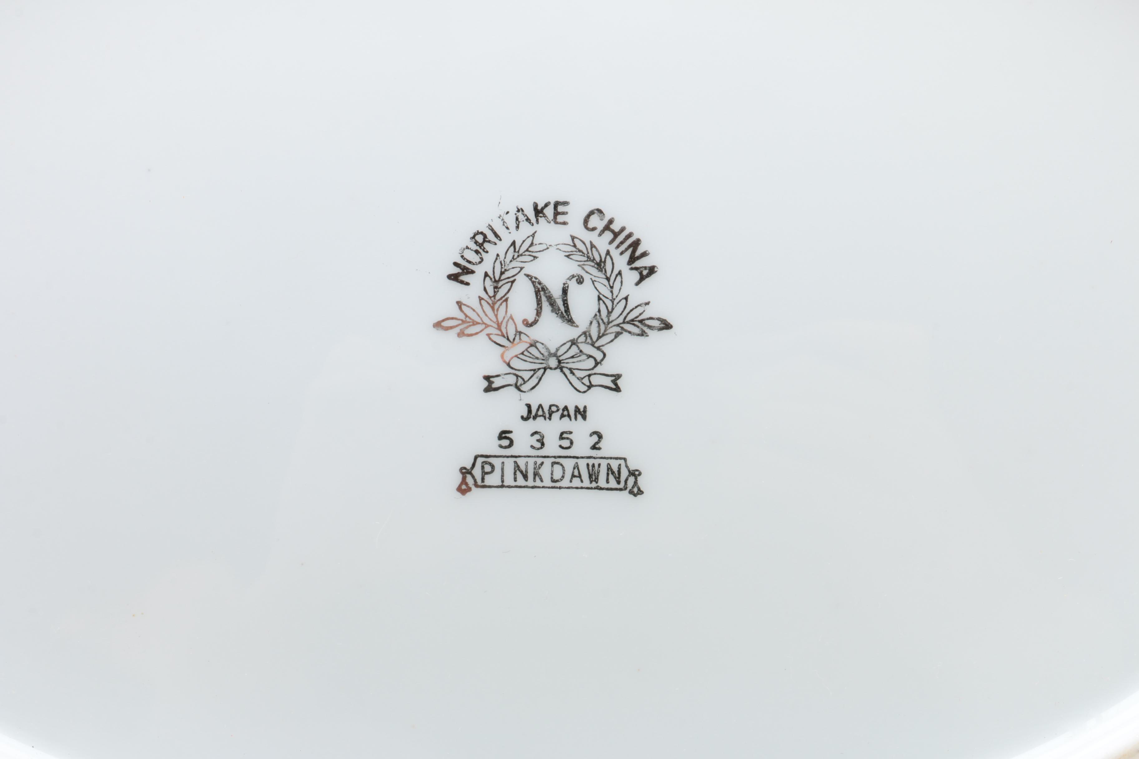 Vintage Noritake "Pink Dawn" Serveware 1953-54