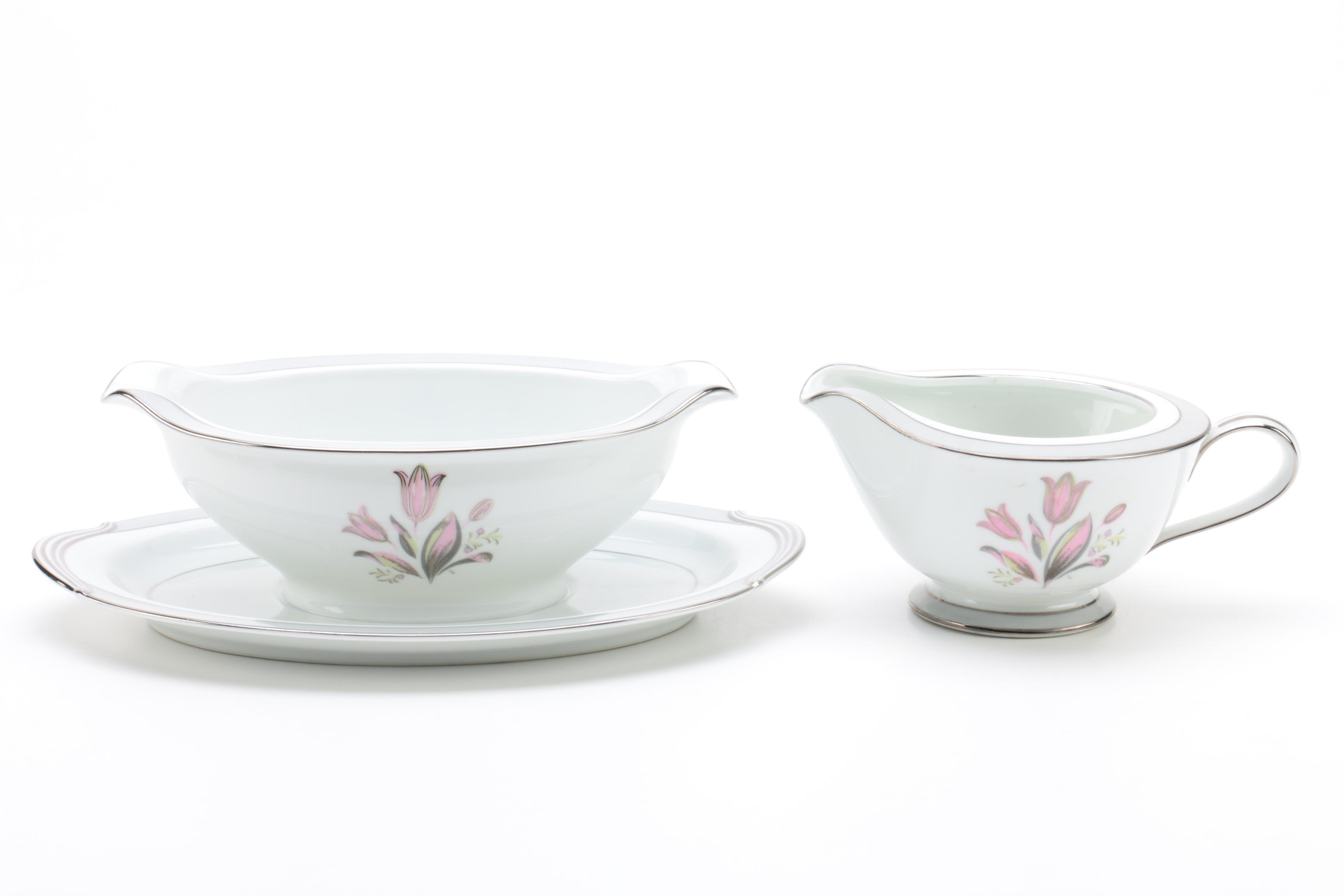 Vintage Noritake "Pink Dawn" Serveware 1953-54