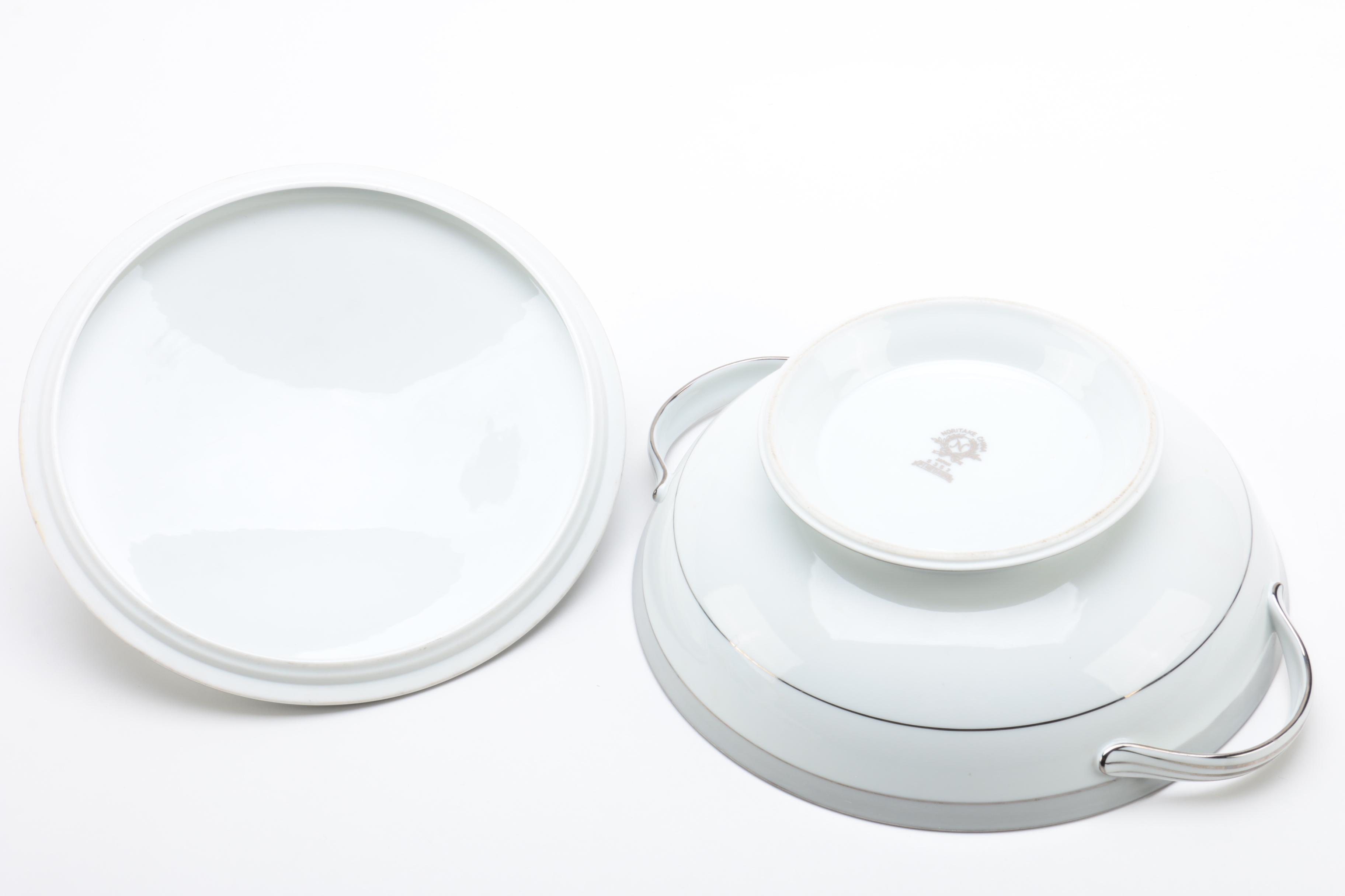 Vintage Noritake "Pink Dawn" Serveware 1953-54