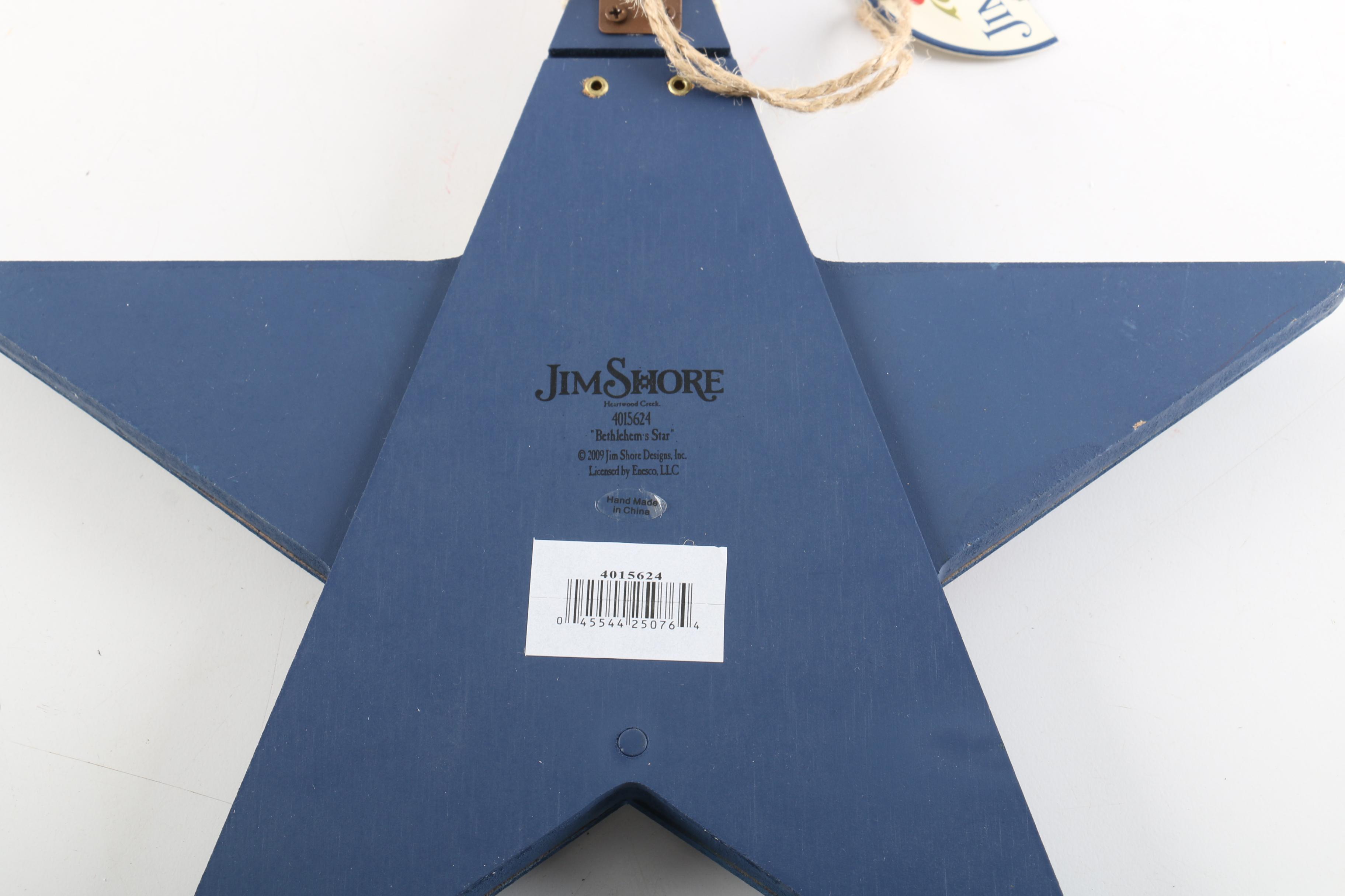 Jim Shore Christmas Decor including Ornament and Snow Globe