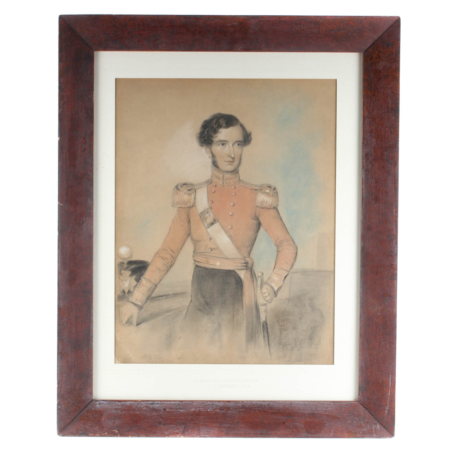 Alexander Blaikley 1846 Portrait of British Military Officer