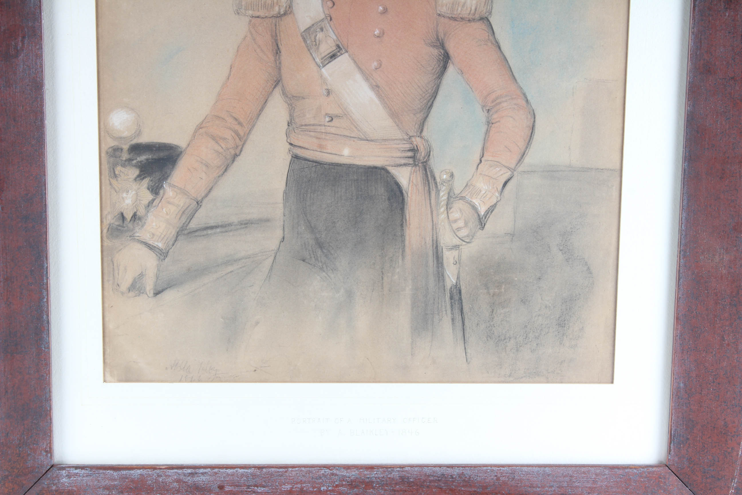 Alexander Blaikley 1846 Portrait of British Military Officer