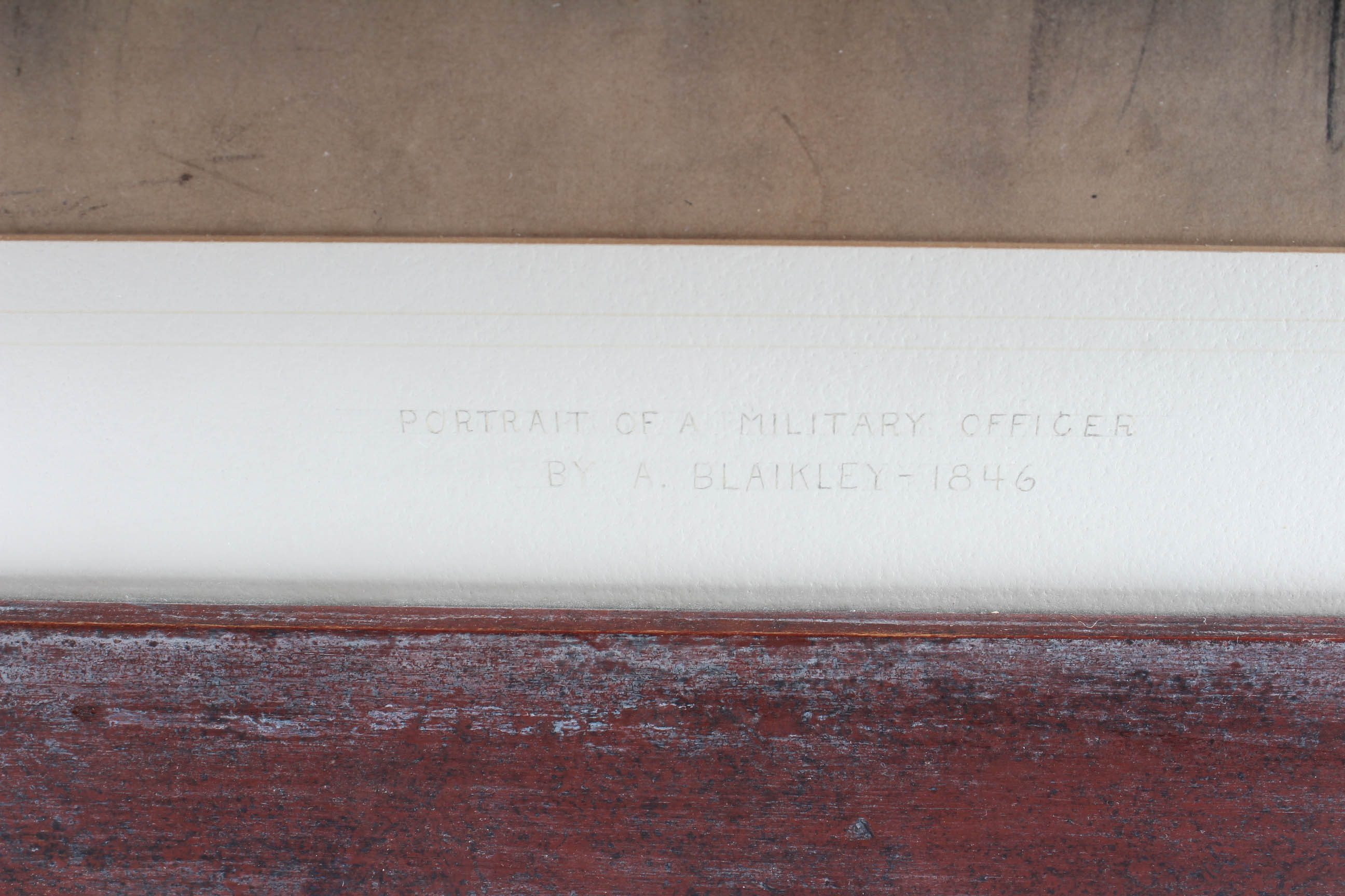 Alexander Blaikley 1846 Portrait of British Military Officer