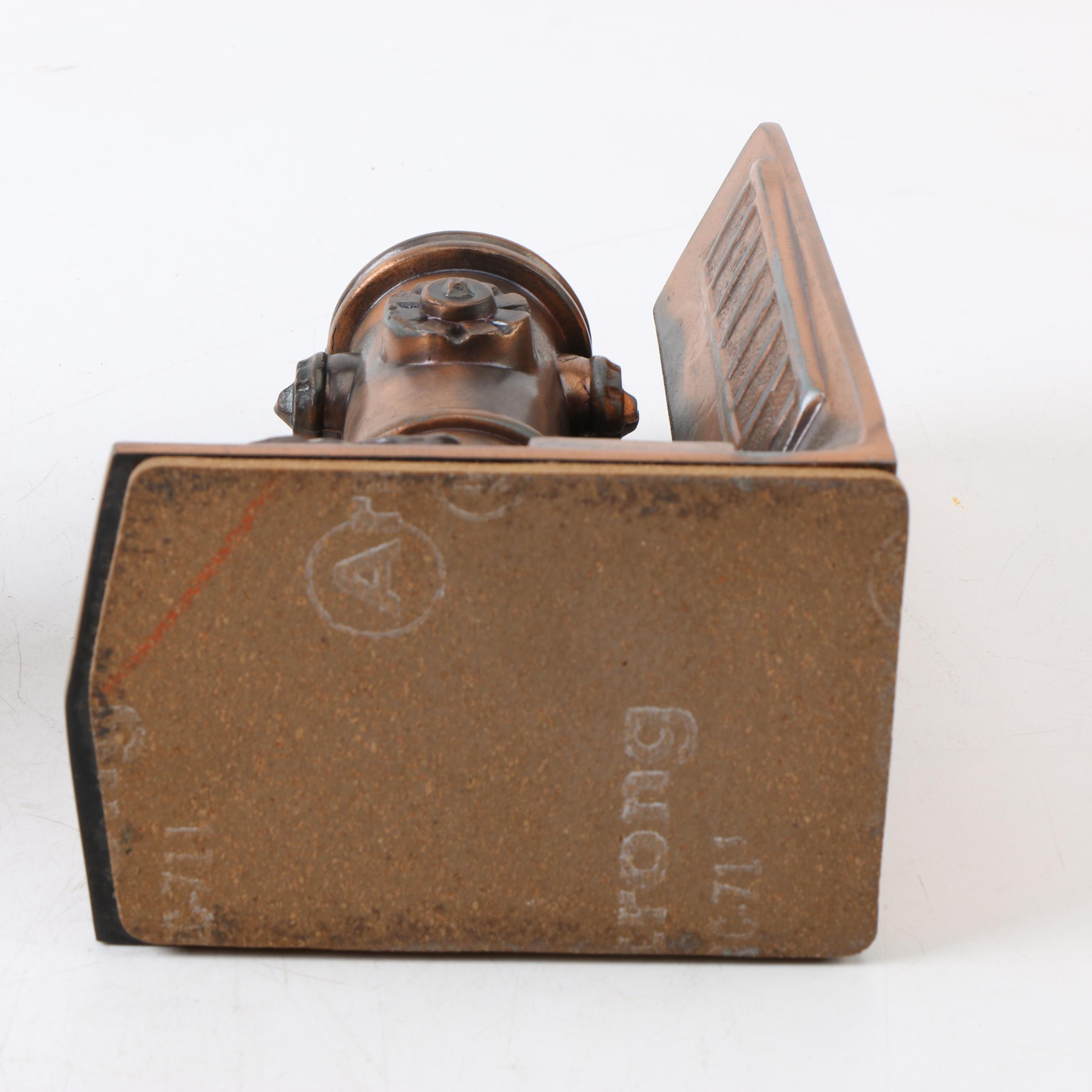 Copper Fire Hydrant Bookends