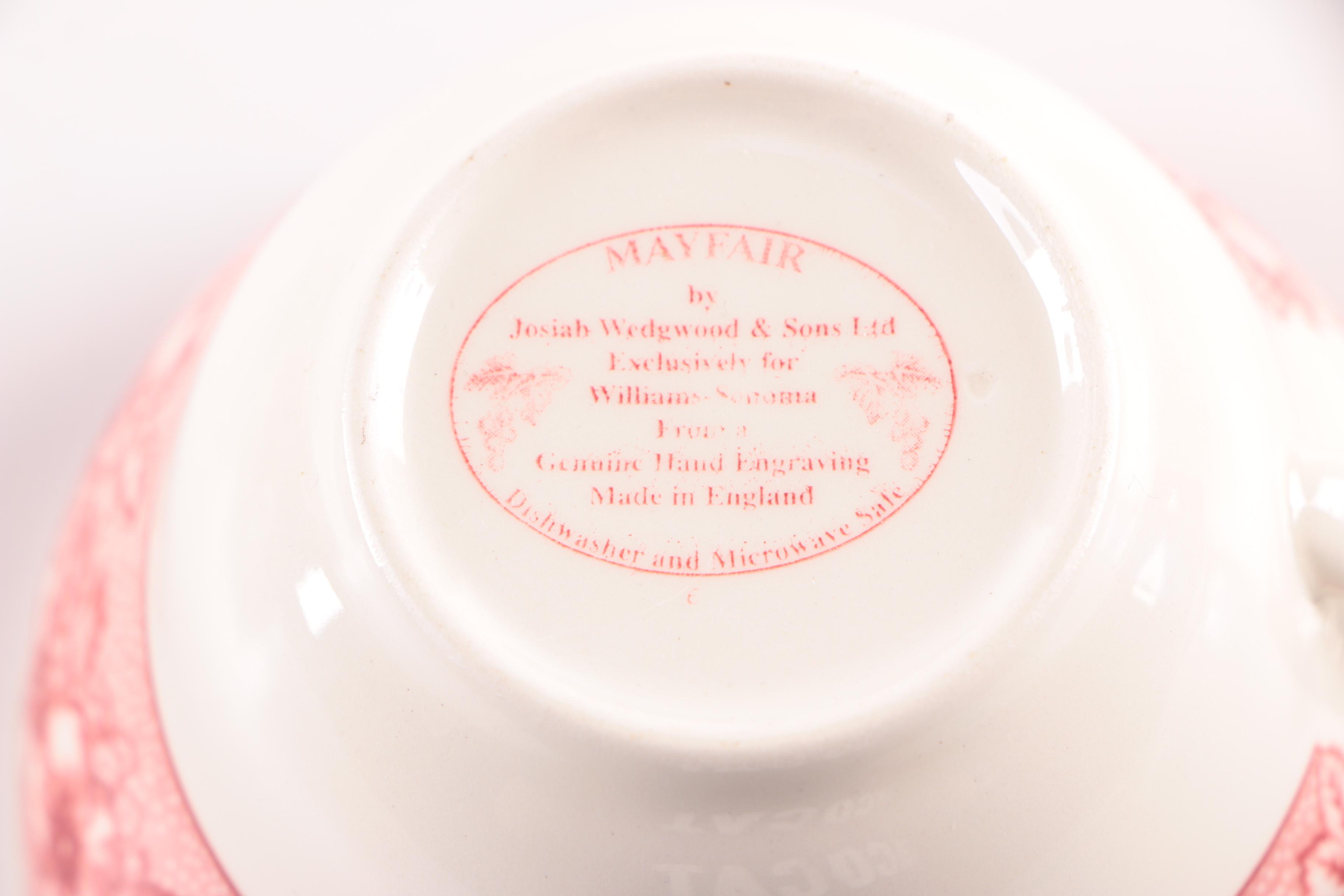 Wedgwood "Mayfair", "Saint Nick" and "Snowy Village" Williams-Sonoma Tableware