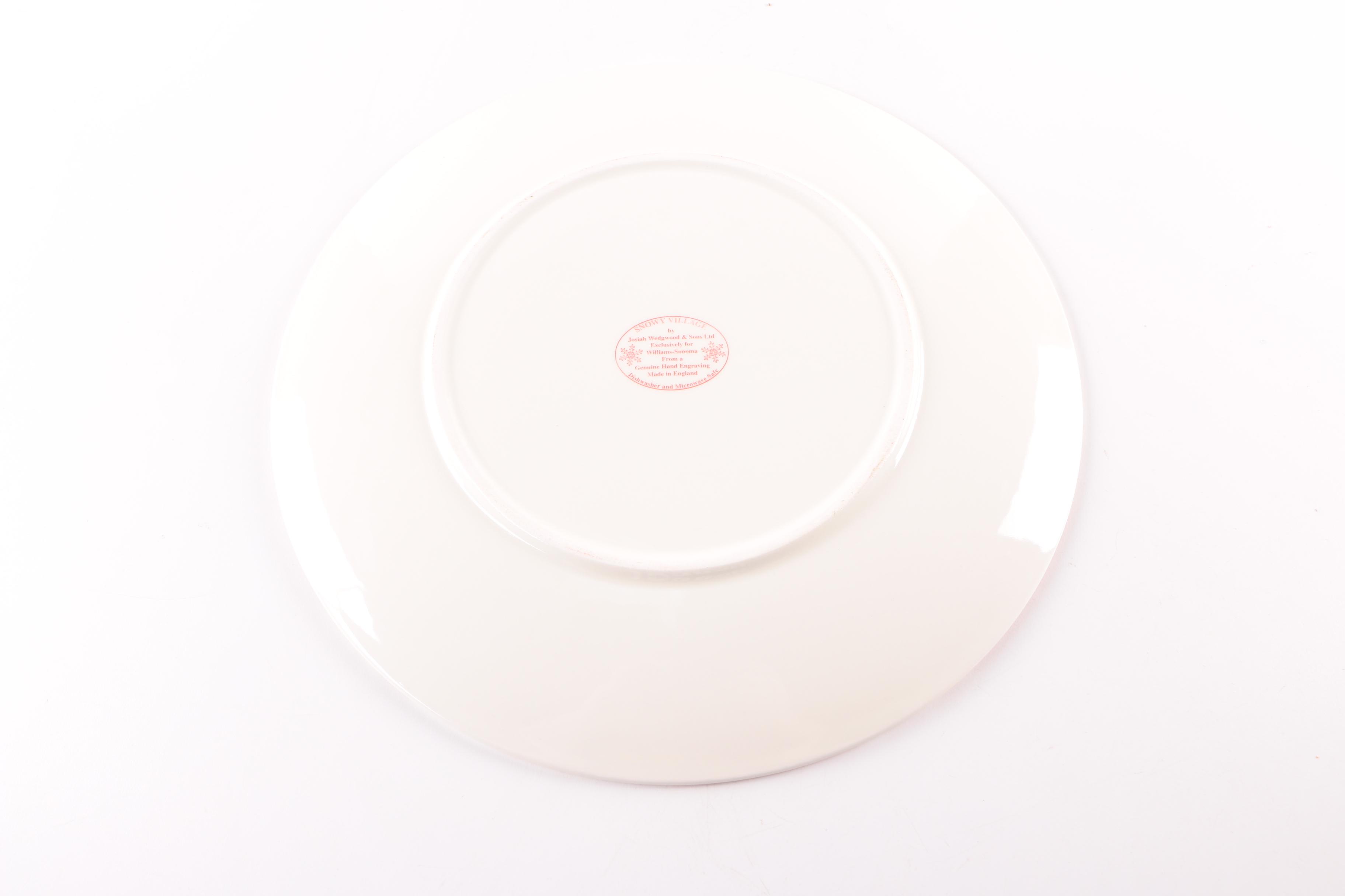 Wedgwood "Mayfair", "Saint Nick" and "Snowy Village" Williams-Sonoma Tableware