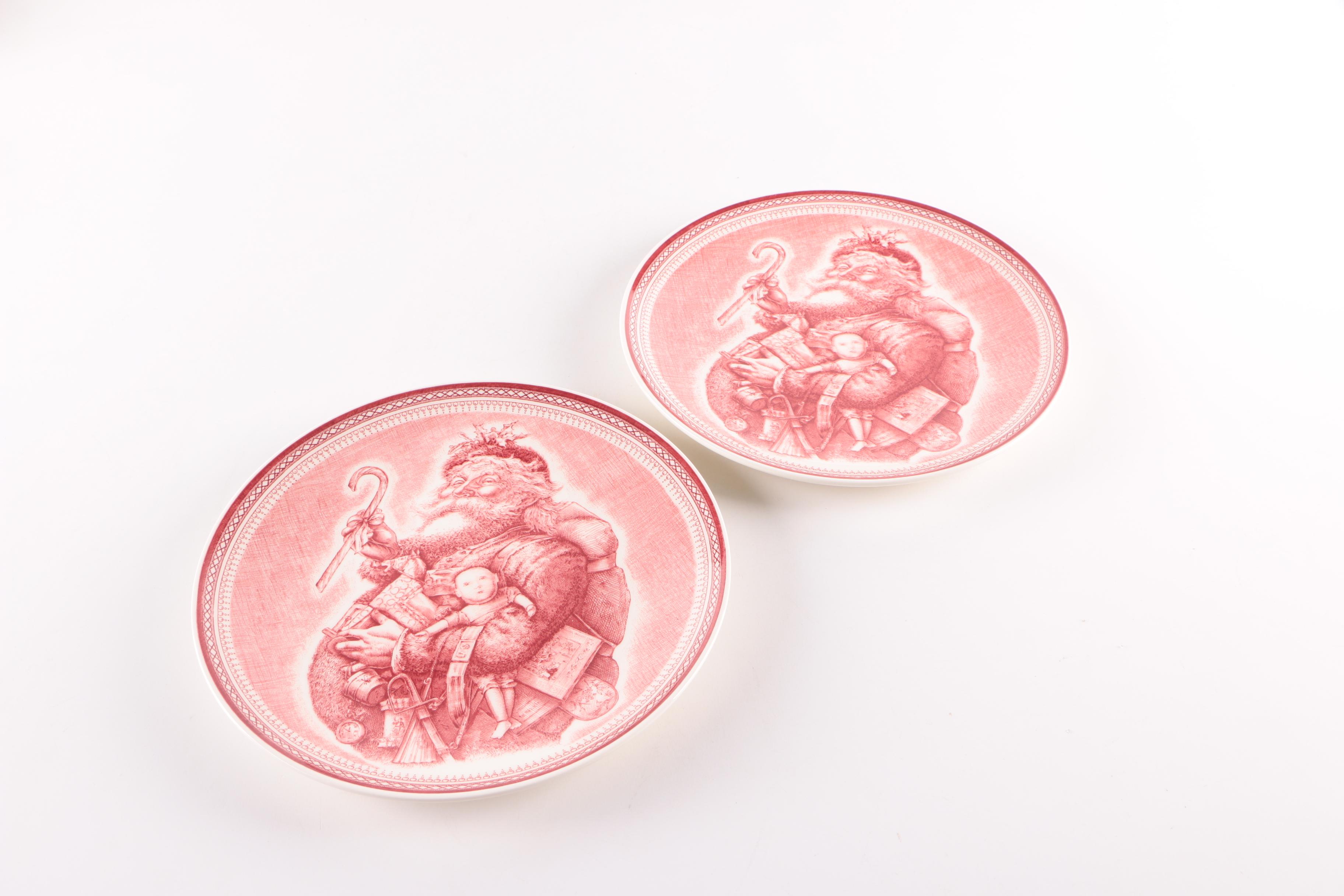 Wedgwood "Mayfair", "Saint Nick" and "Snowy Village" Williams-Sonoma Tableware