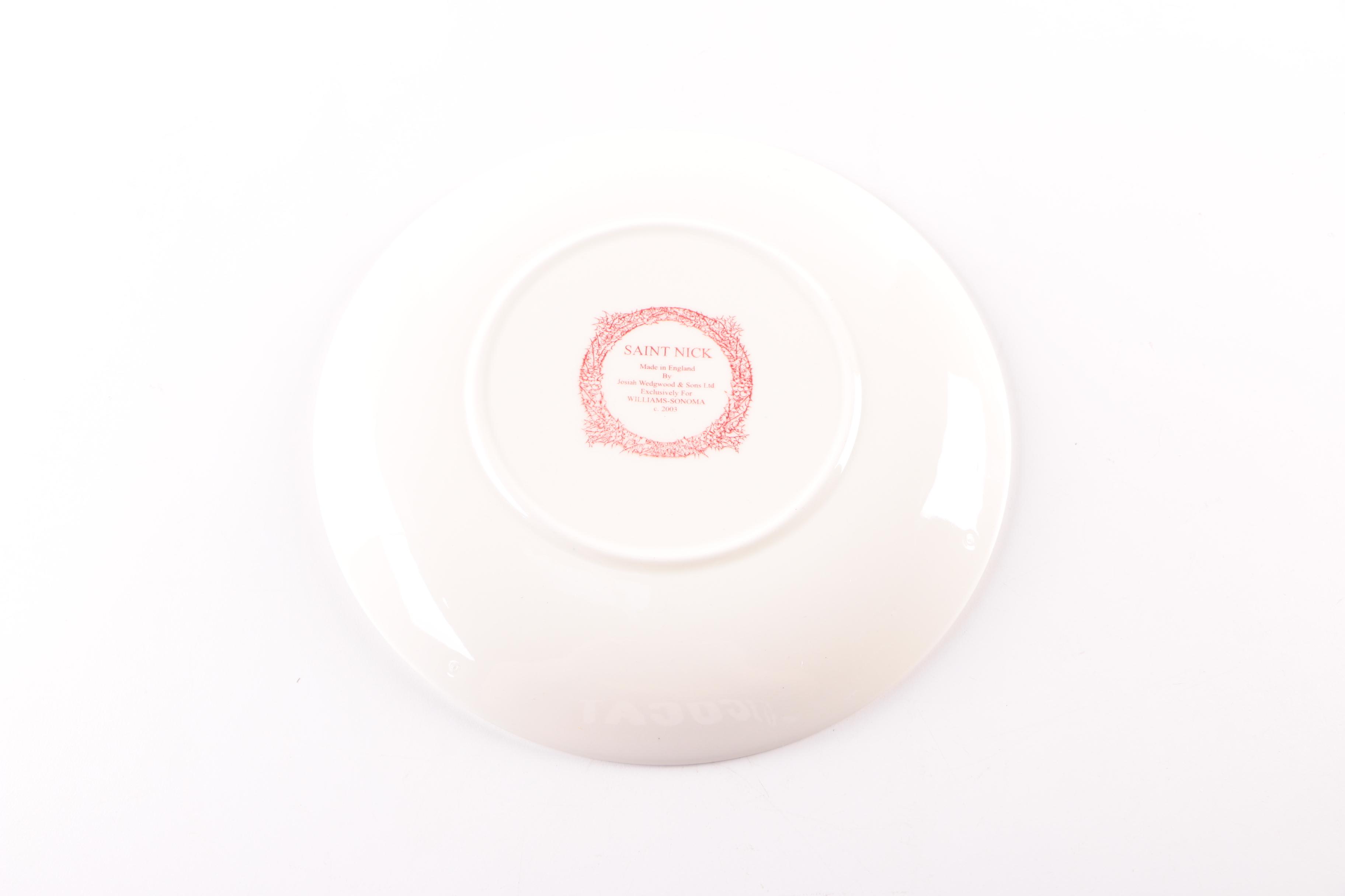 Wedgwood "Mayfair", "Saint Nick" and "Snowy Village" Williams-Sonoma Tableware