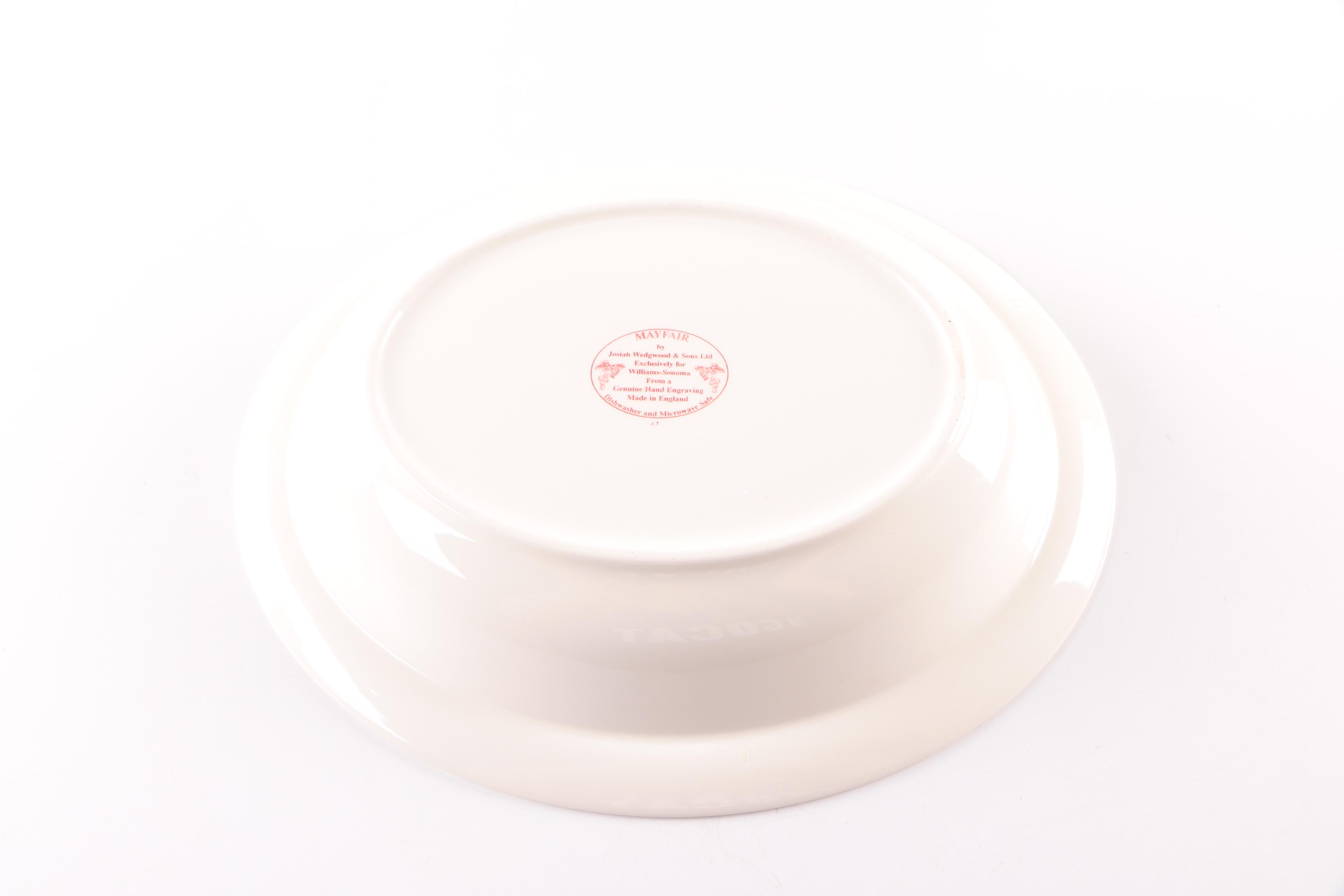 Wedgwood "Mayfair", "Saint Nick" and "Snowy Village" Williams-Sonoma Tableware