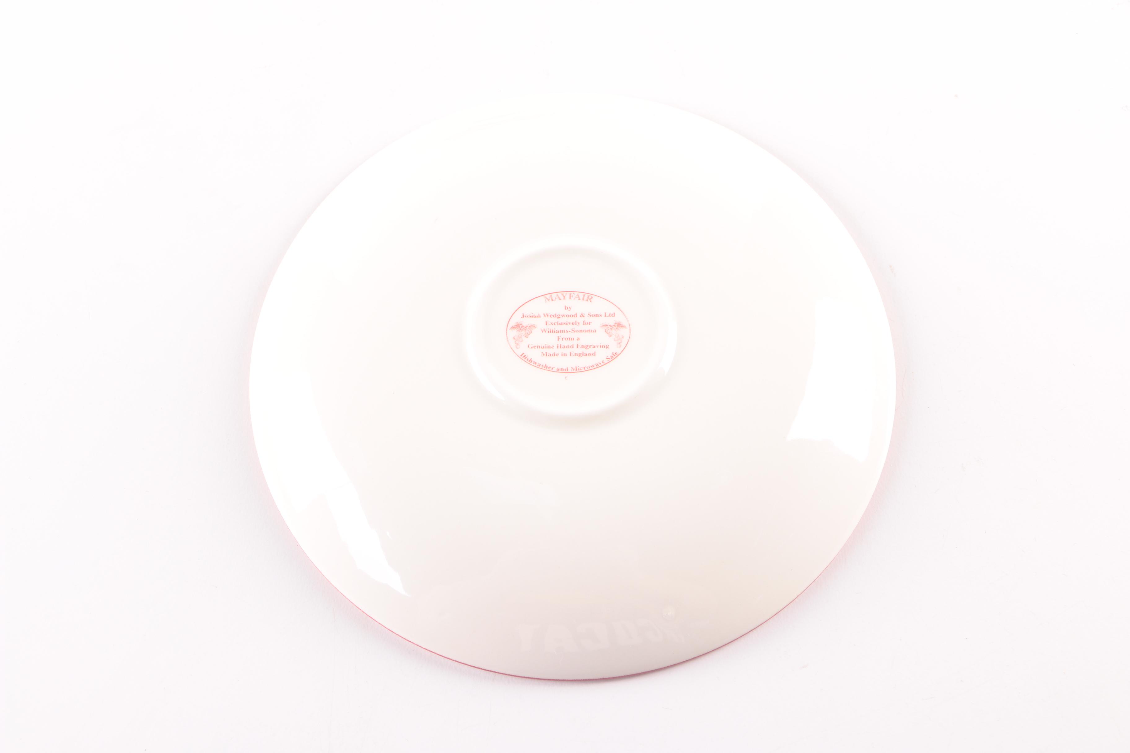 Wedgwood "Mayfair", "Saint Nick" and "Snowy Village" Williams-Sonoma Tableware