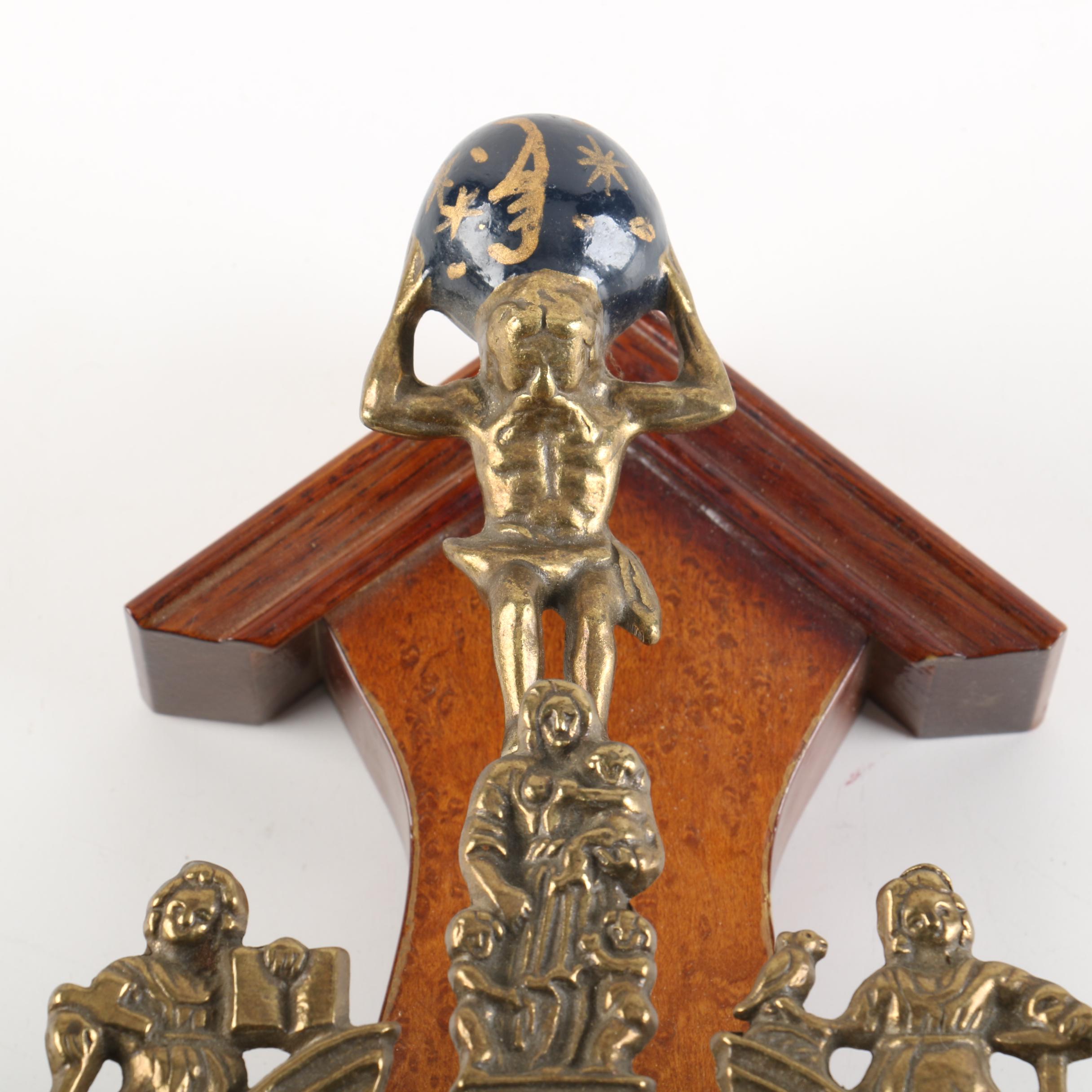 German Franz Hermle "Atlas" Wall Clock