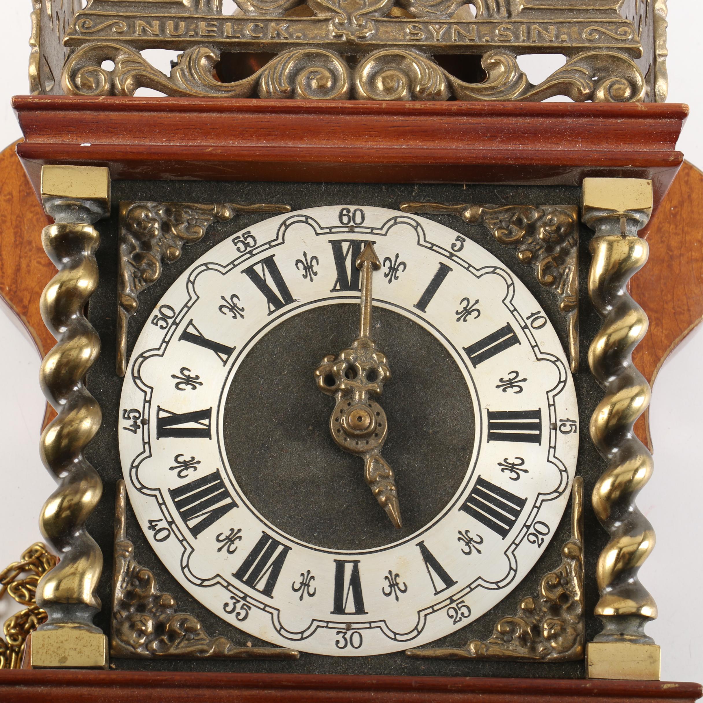 German Franz Hermle "Atlas" Wall Clock