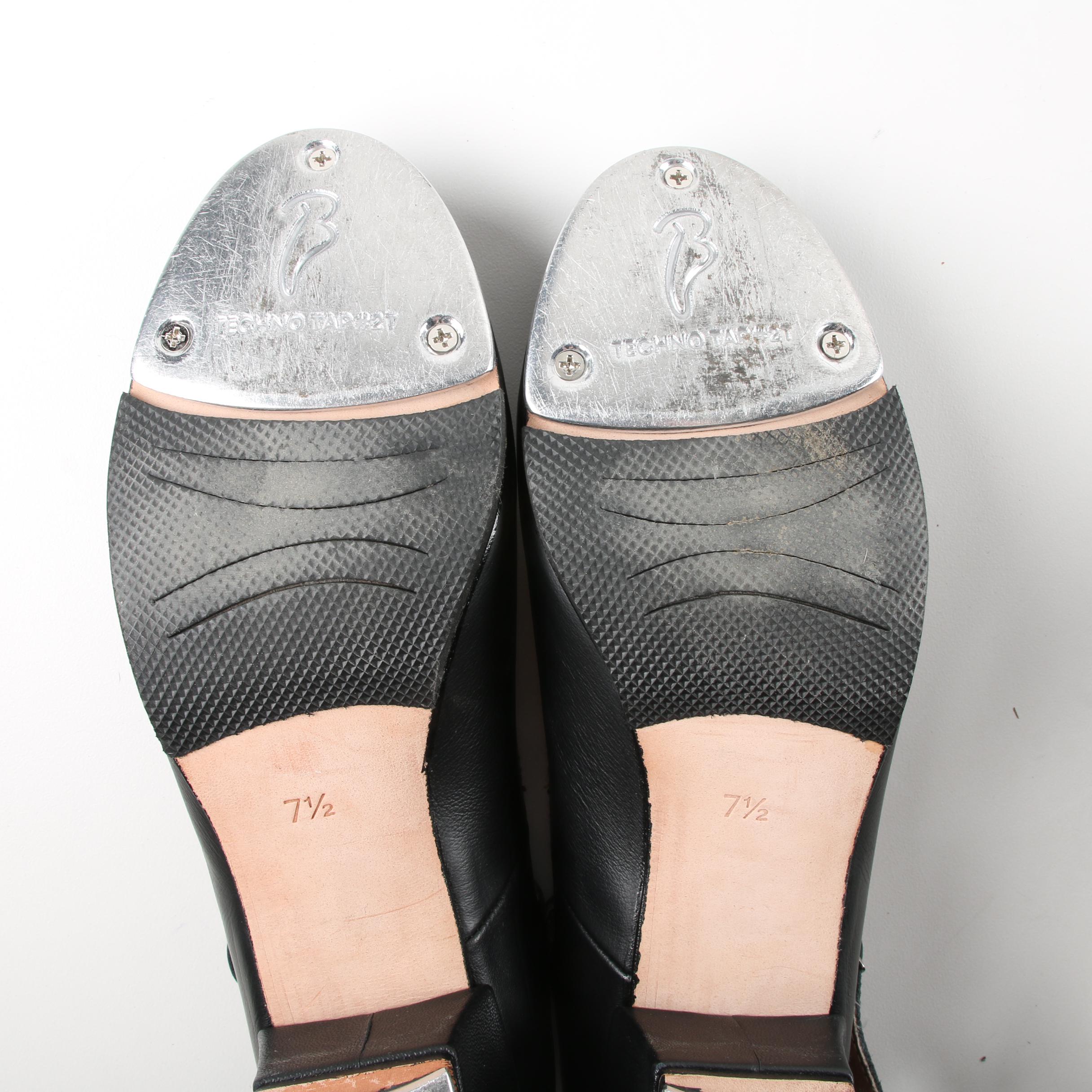 Women's Leather Tap Dancing Shoes