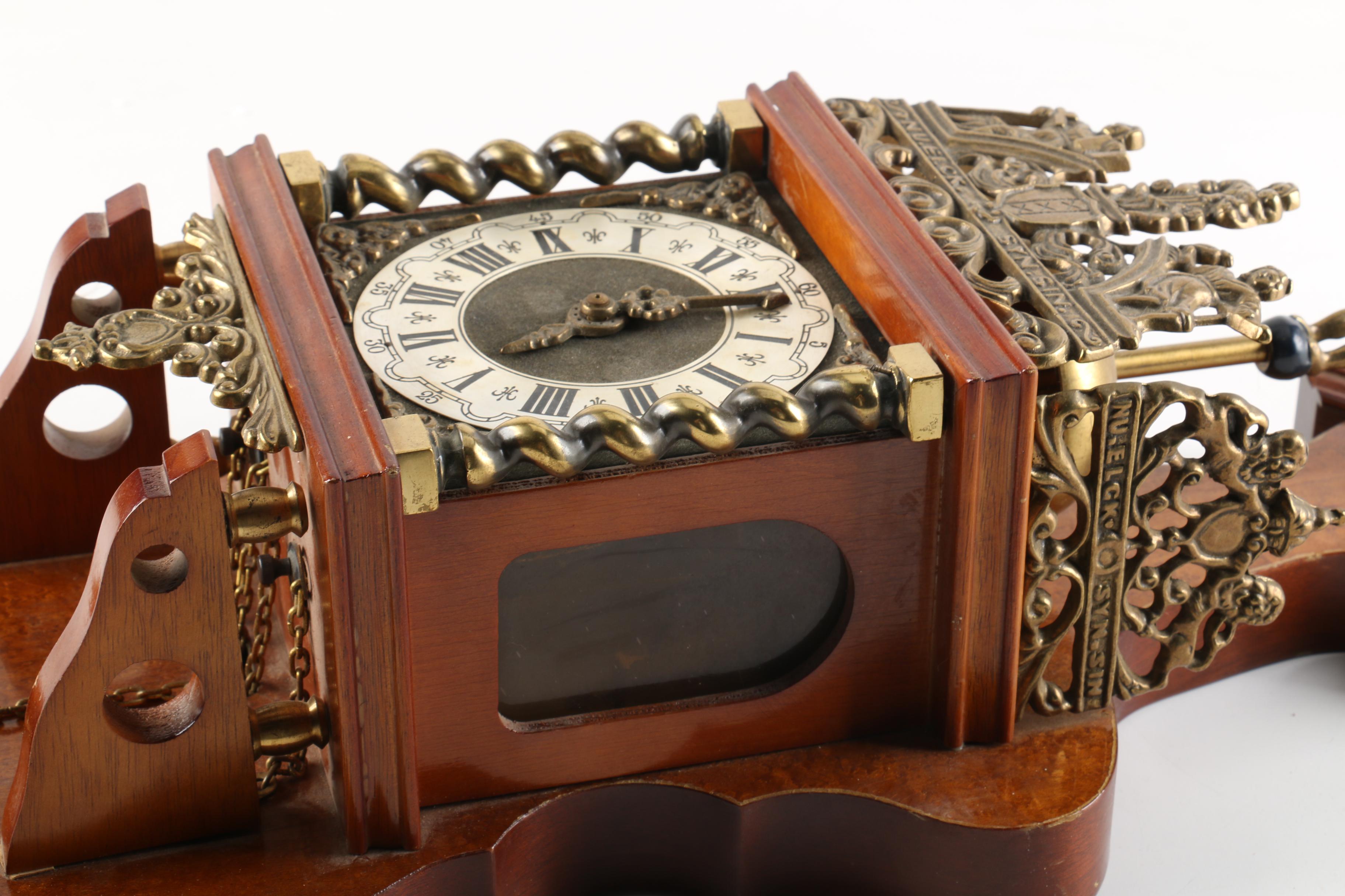 German Franz Hermle "Atlas" Wall Clock