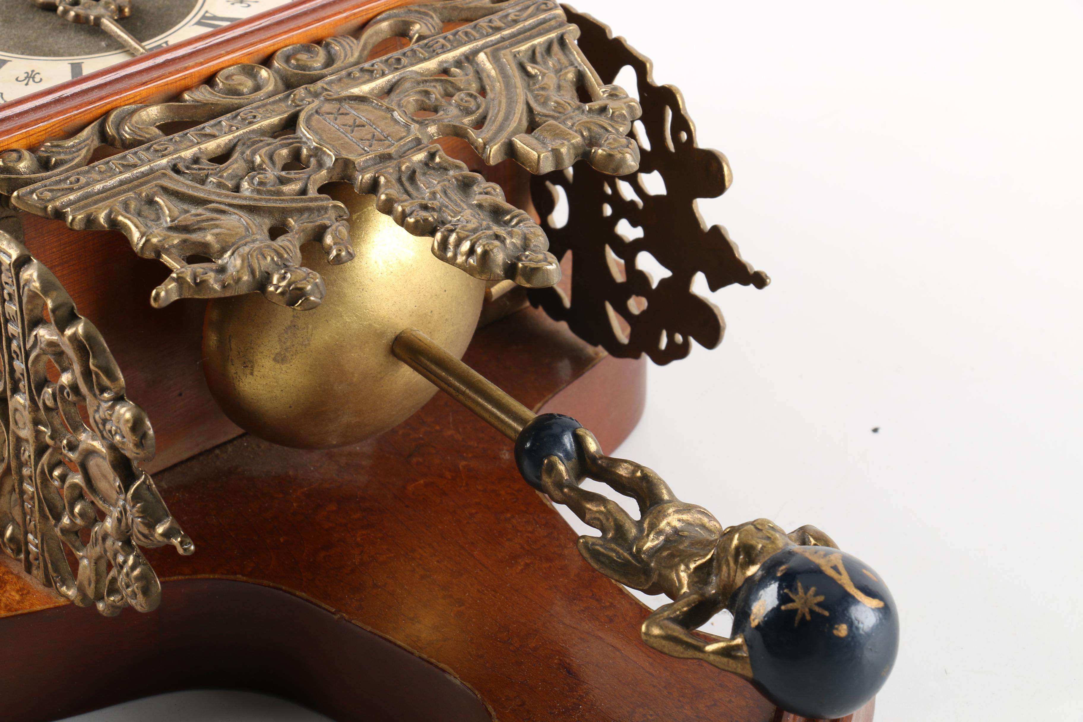 German Franz Hermle "Atlas" Wall Clock