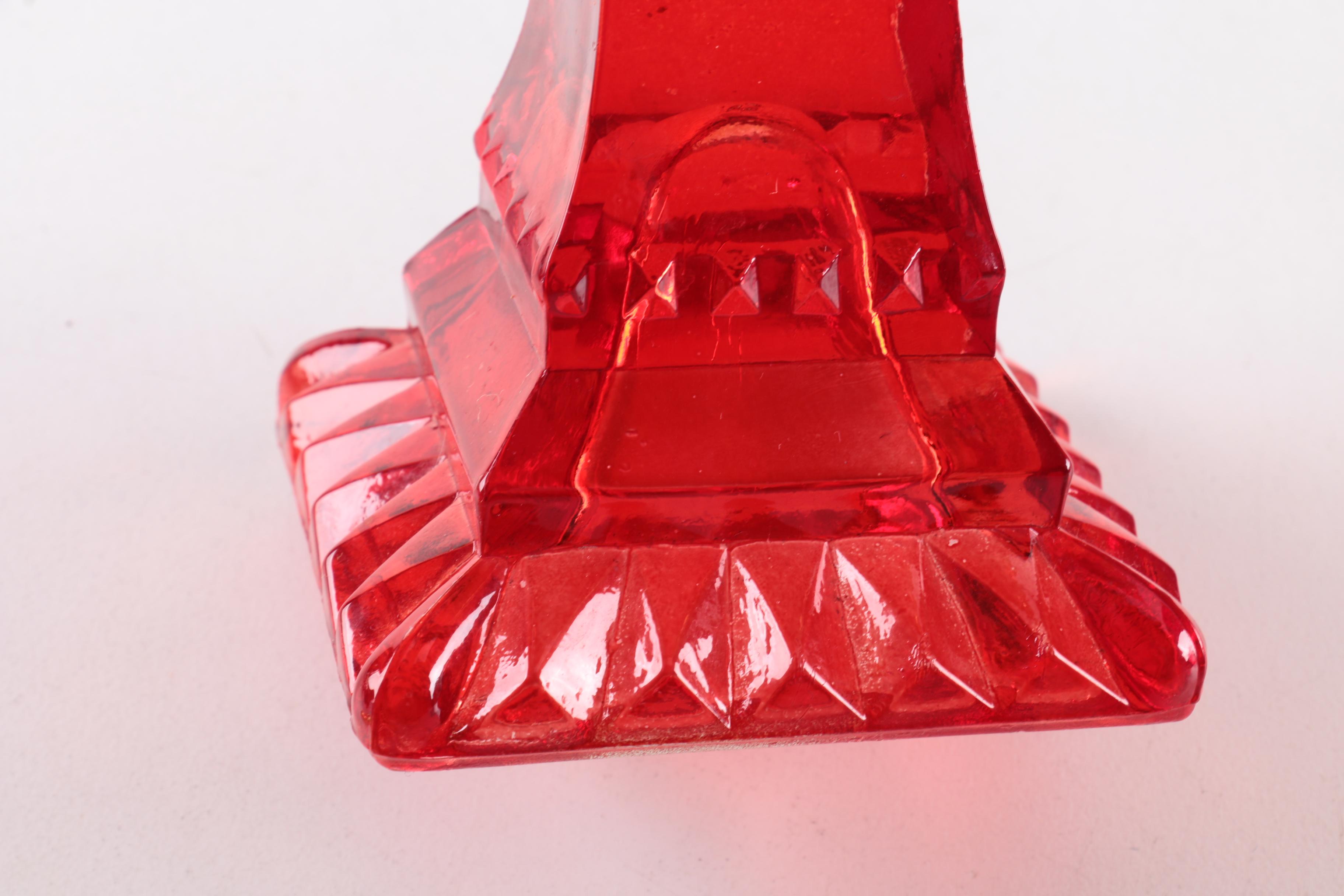 Vintage Amberina Glass Serveware Featuring Jeanette Louisa