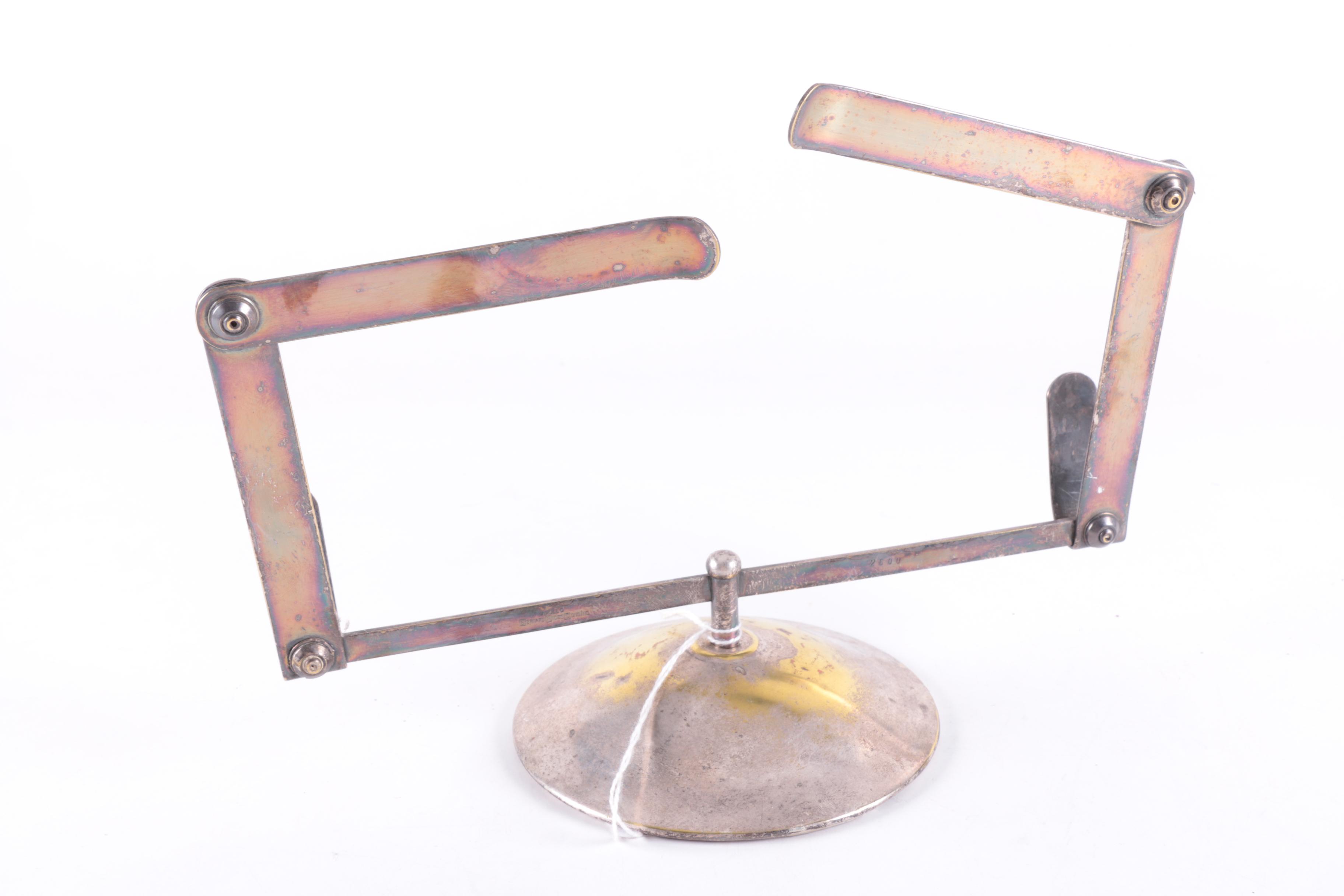 Vintage Silver Plate Adjustable Document Holder