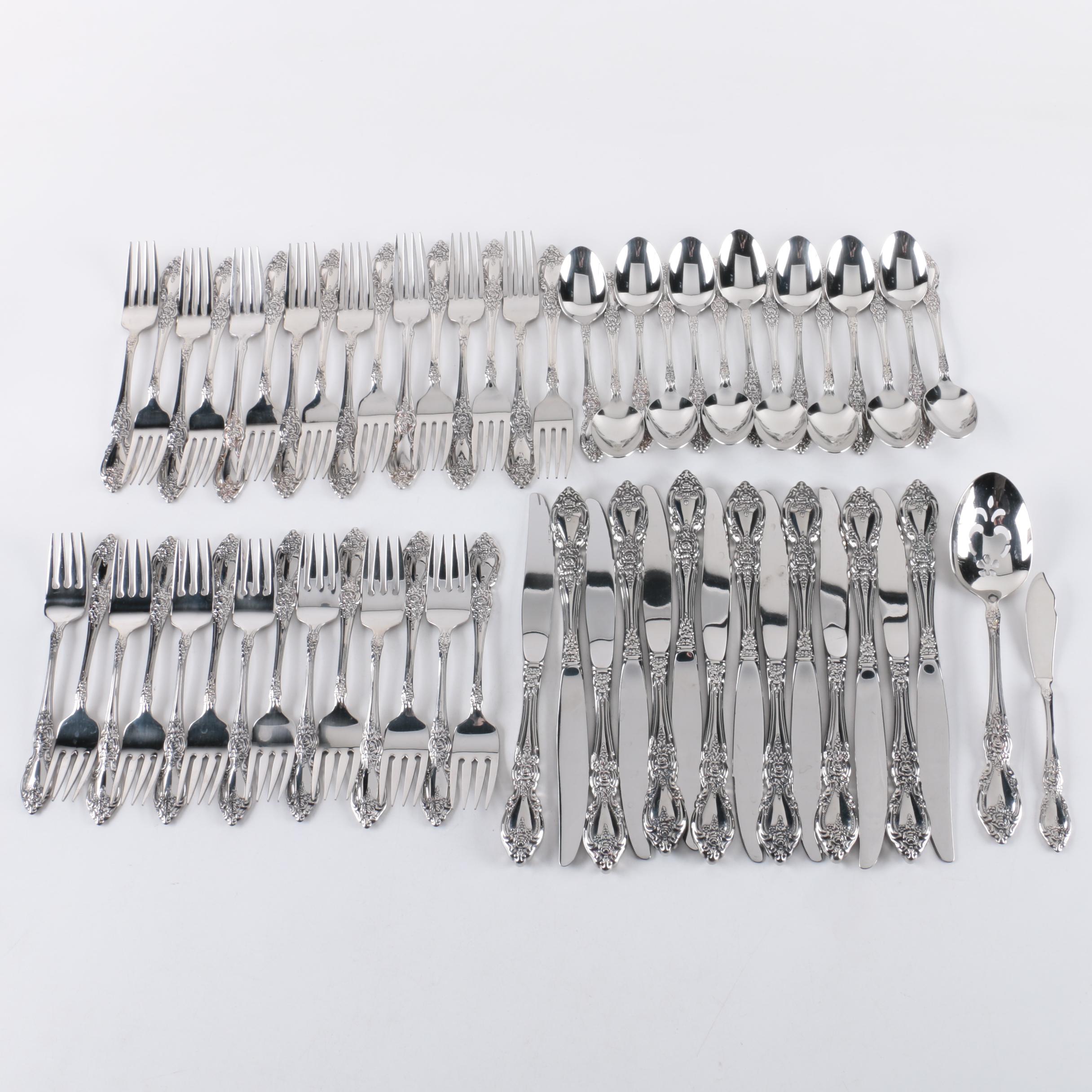 Oneida "Wordsworth" Stainless Steel Flatware Set