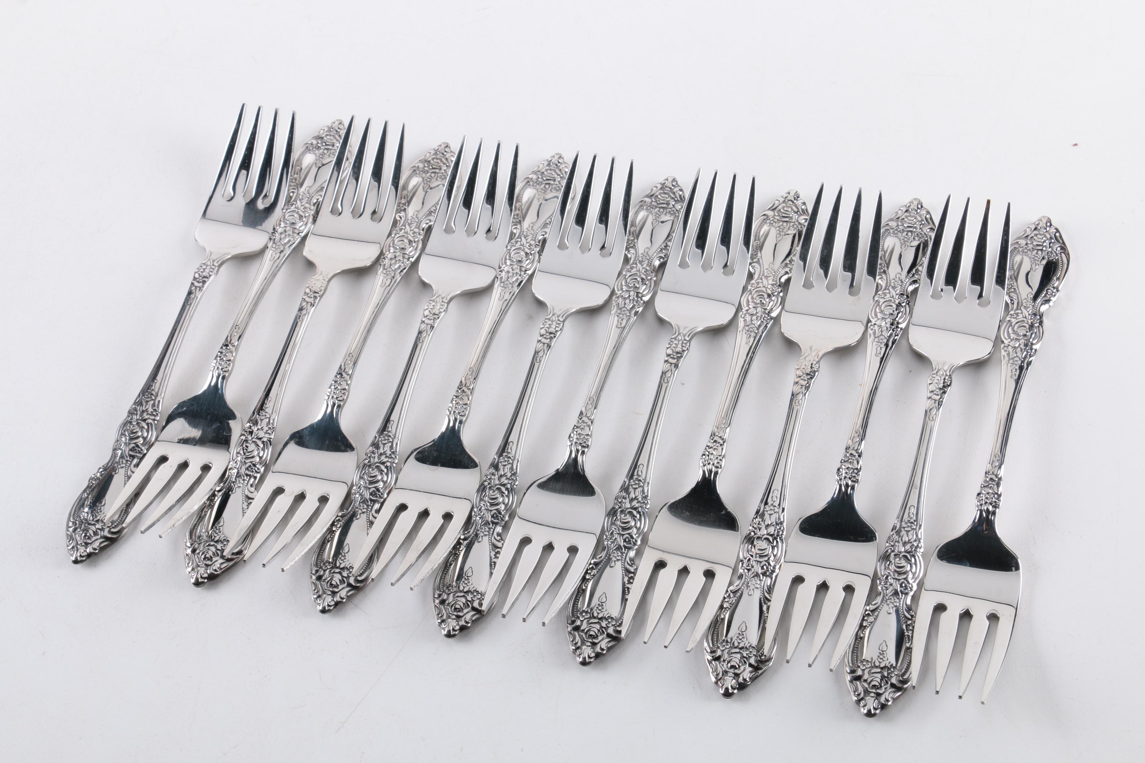 Oneida "Wordsworth" Stainless Steel Flatware Set