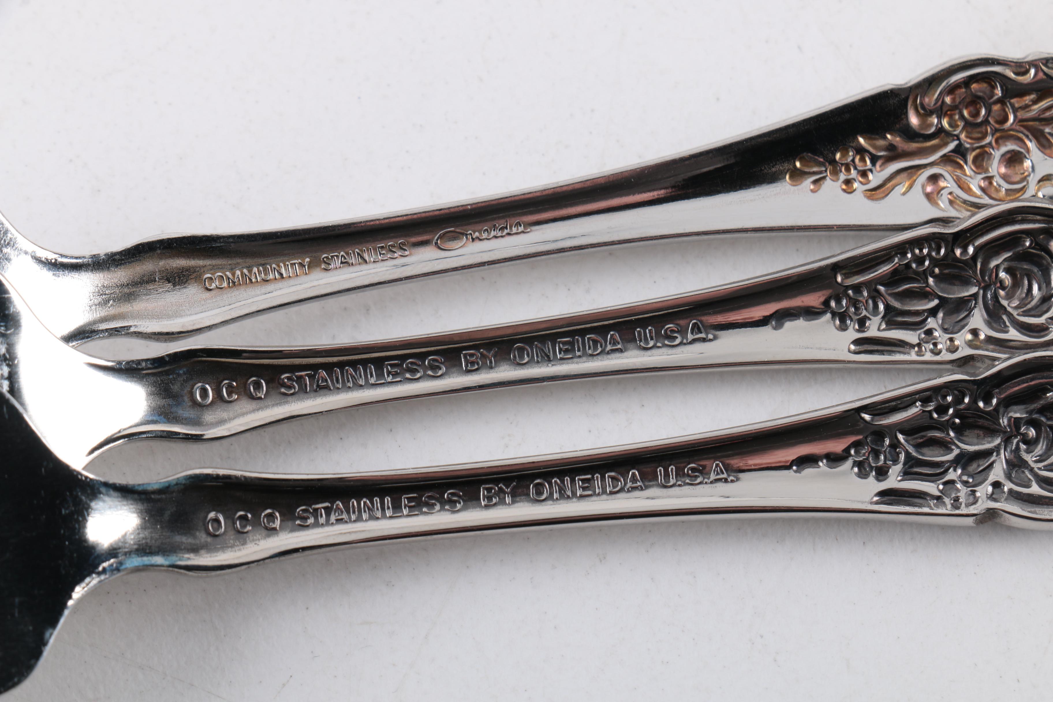 Oneida "Wordsworth" Stainless Steel Flatware Set