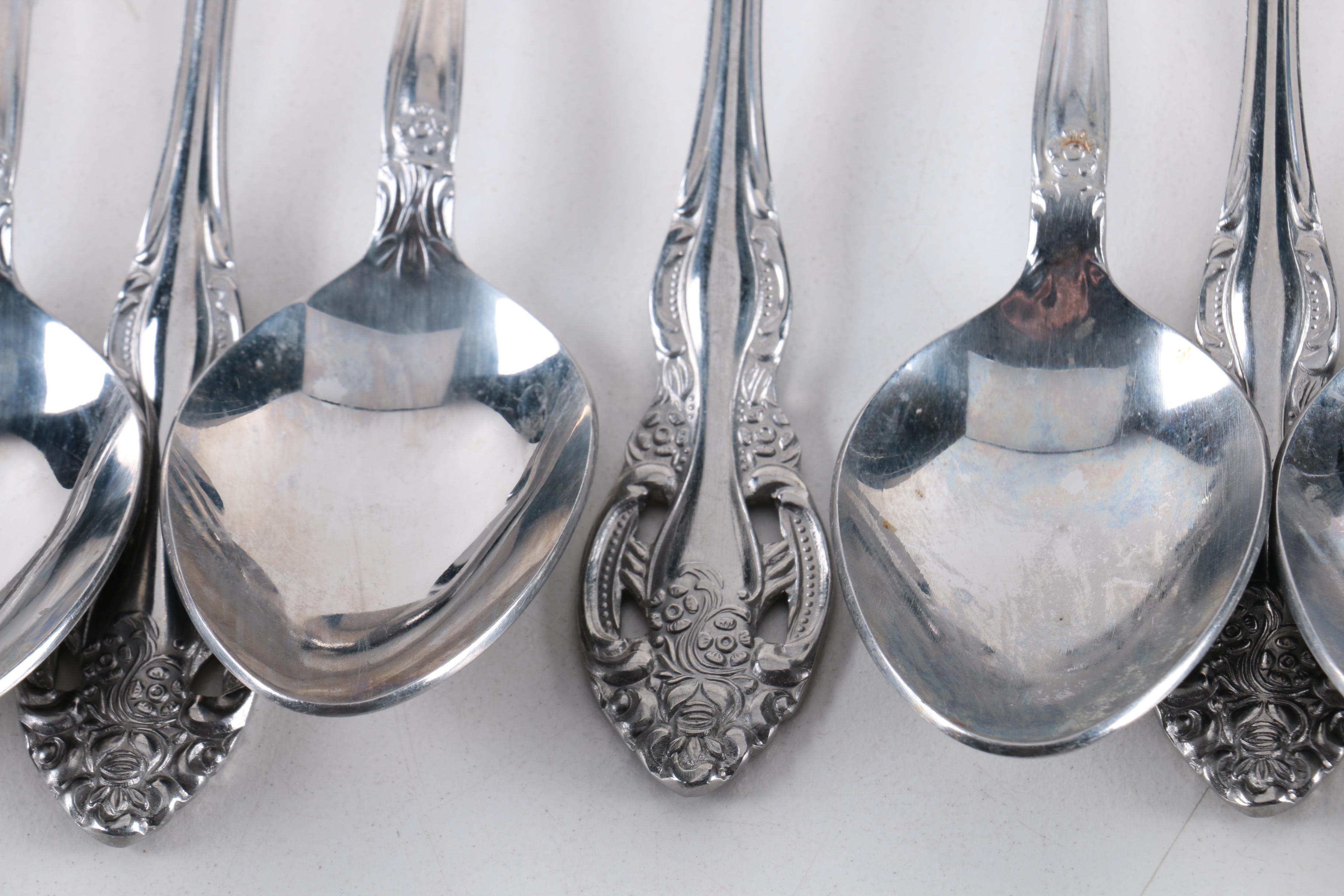 SCC Rose Themed Stainless Steel Flatware Set