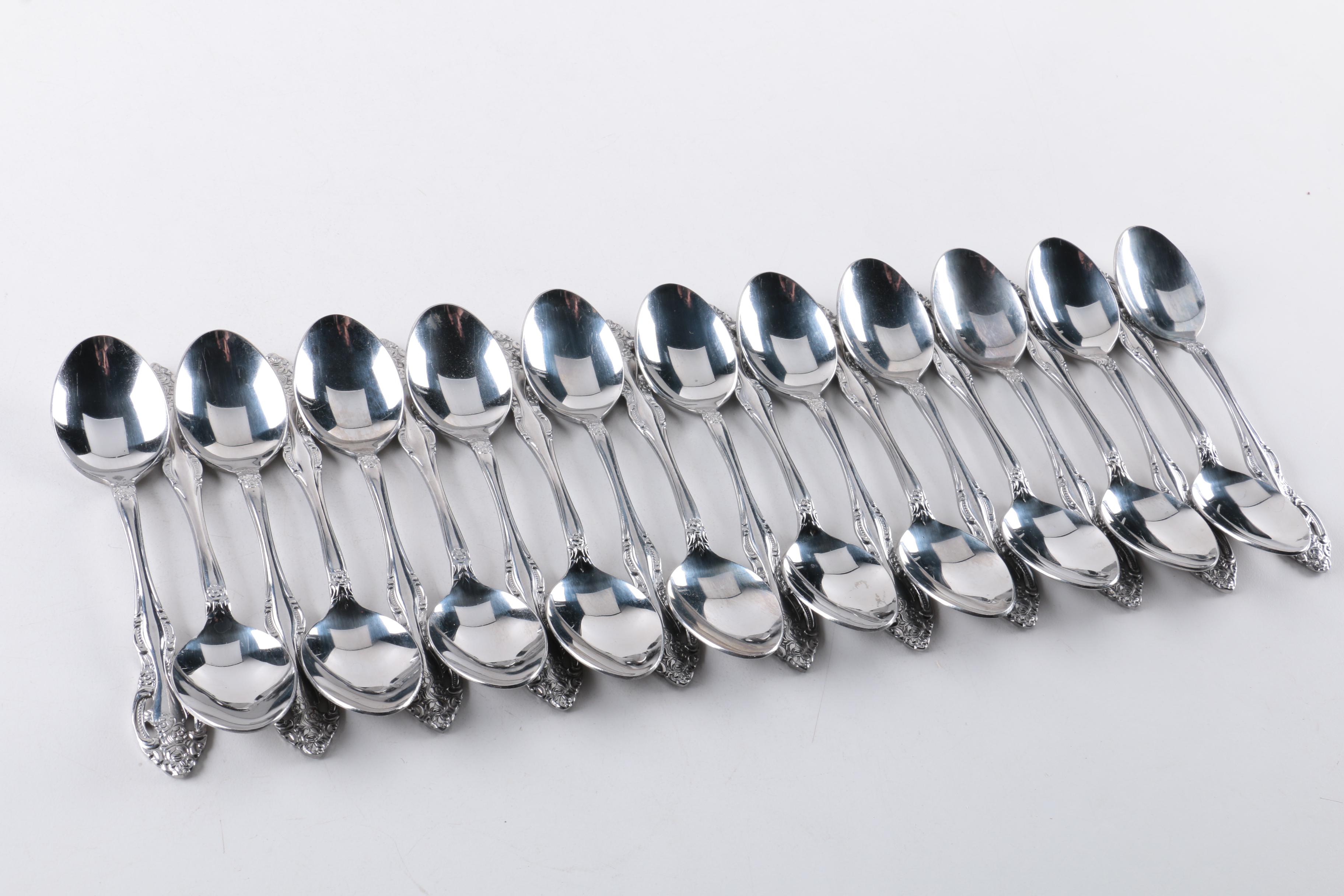 SCC Rose Themed Stainless Steel Flatware Set