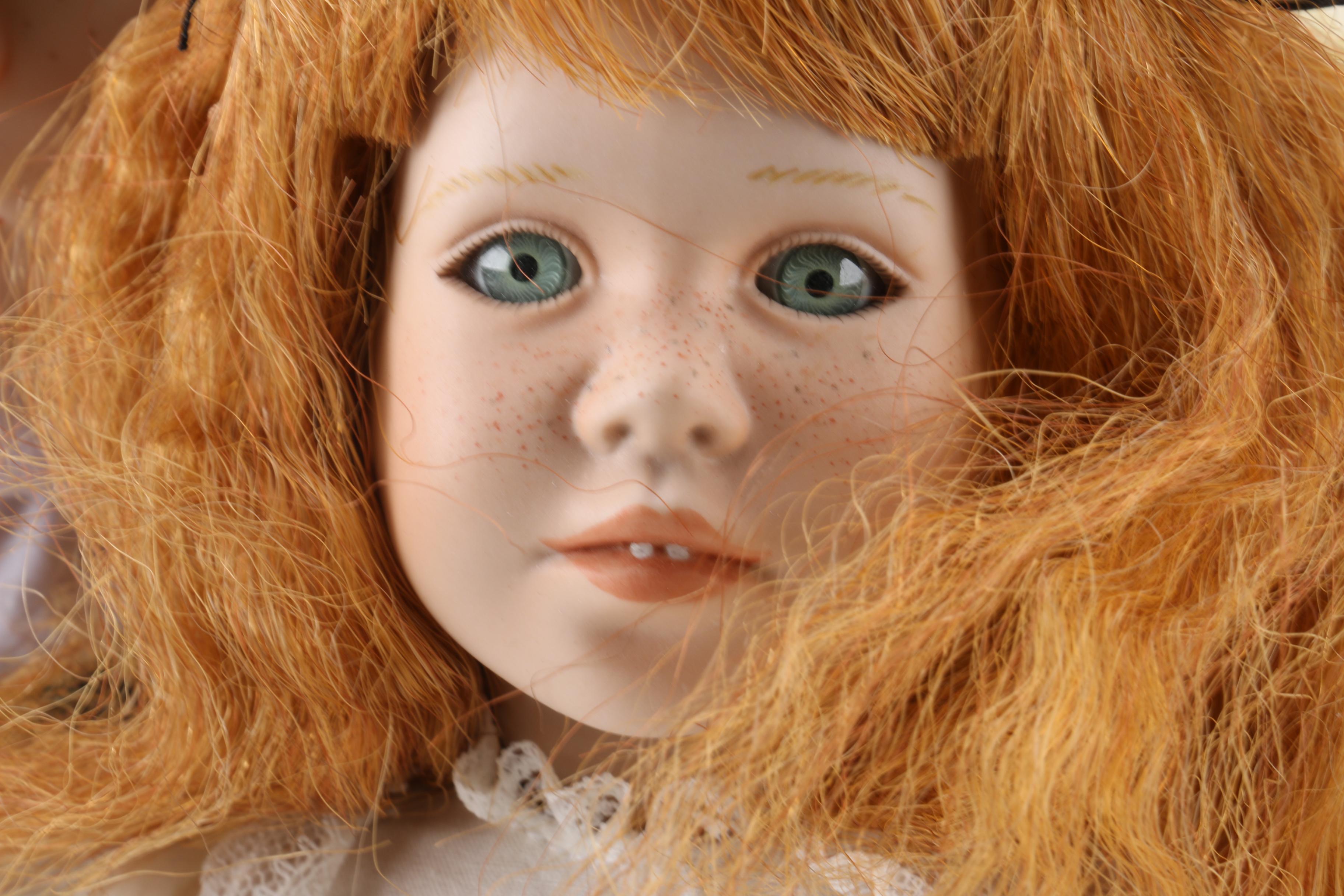 Vintage Edwin M. Knowles Porcelain Dolls Including Yolanda Bello