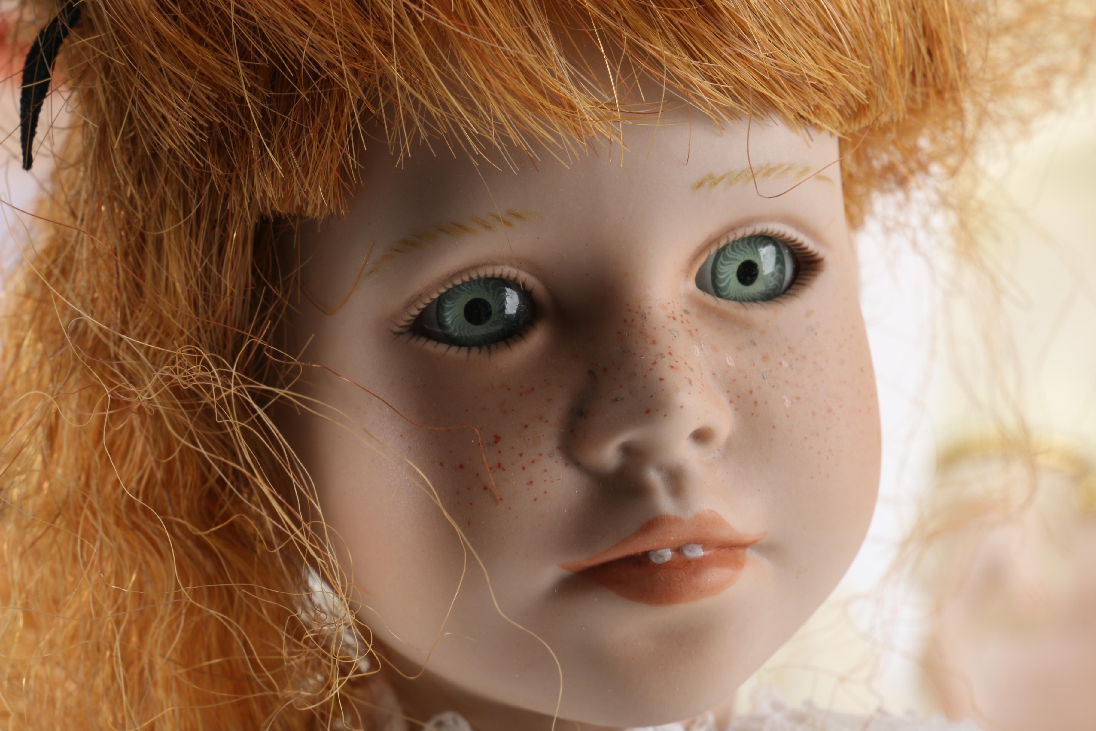 Vintage Edwin M. Knowles Porcelain Dolls Including Yolanda Bello