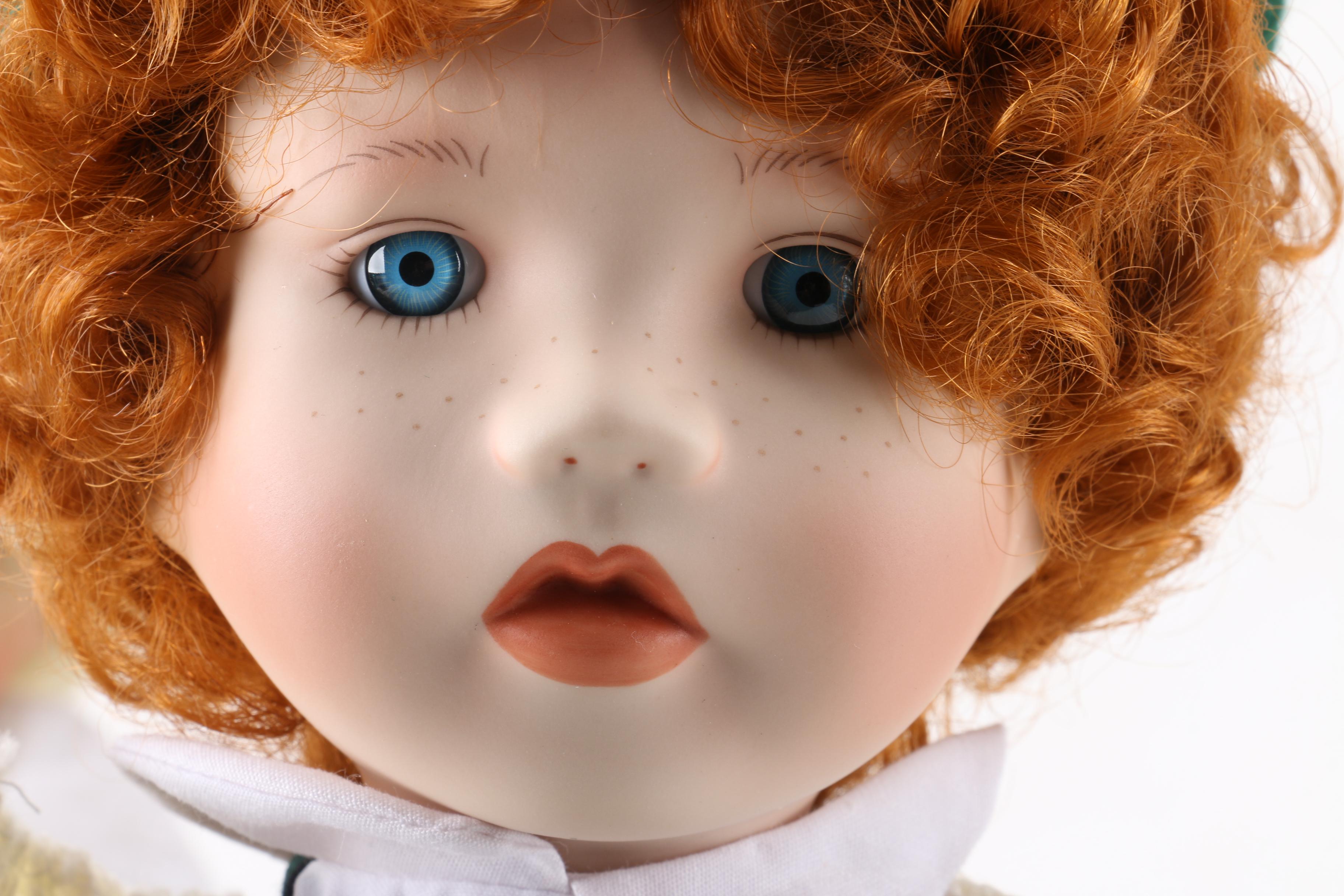 Vintage Edwin M. Knowles Porcelain Dolls Including Yolanda Bello