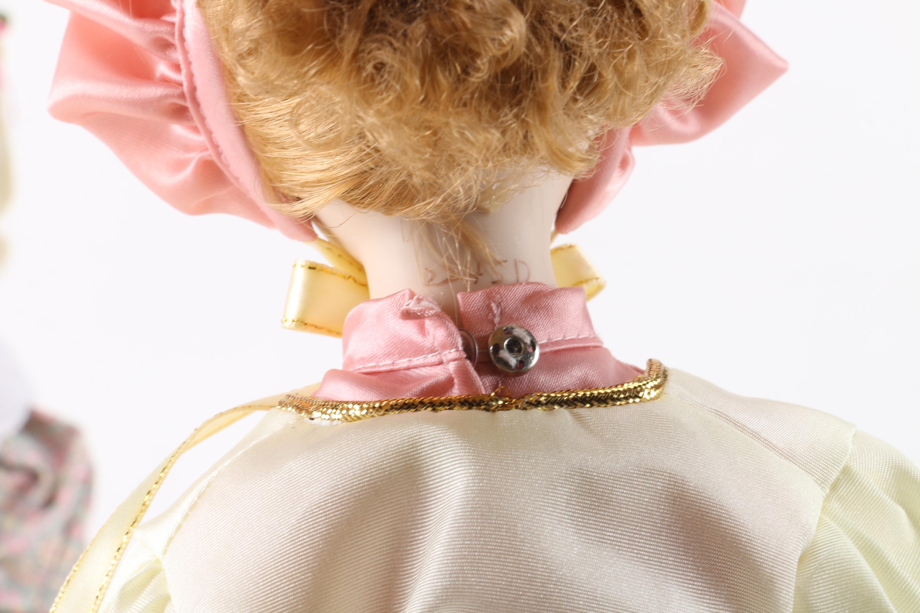 Vintage Edwin M. Knowles Porcelain Dolls Including Yolanda Bello