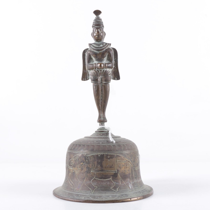 Tibetan Brass Ghanta-Style Bell