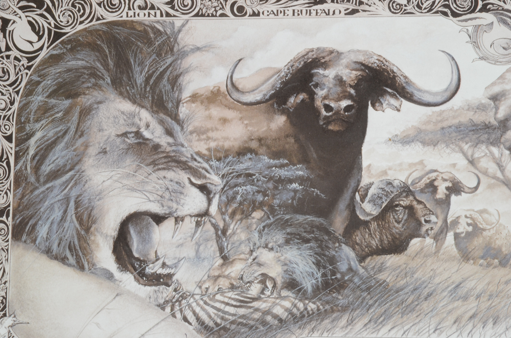 Three 1999 "The Dakota Big Five" Freeman Signed Lithographs