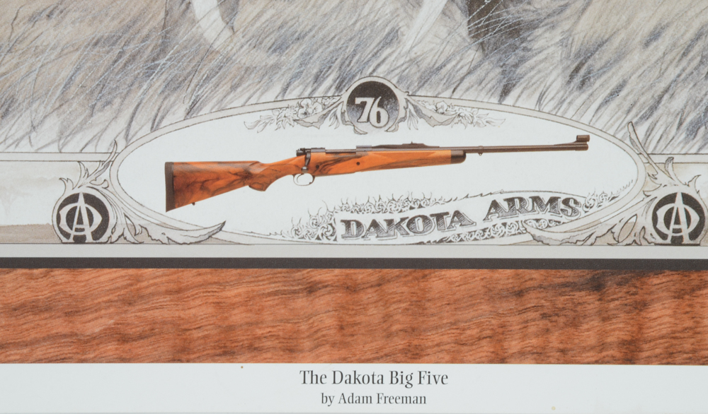 Three 1999 "The Dakota Big Five" Freeman Signed Lithographs