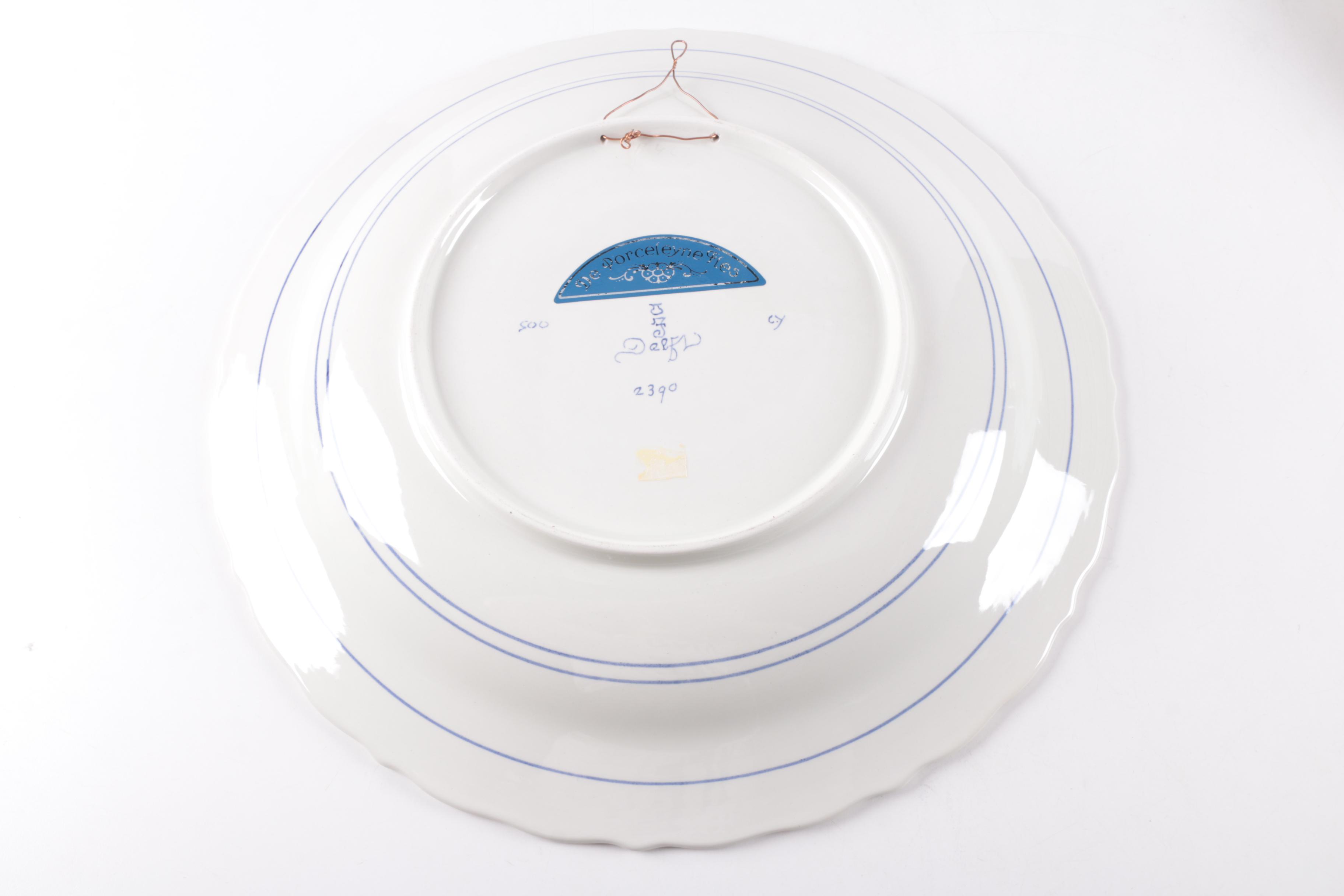 1979-80 Royal Delft Ceramic Platters