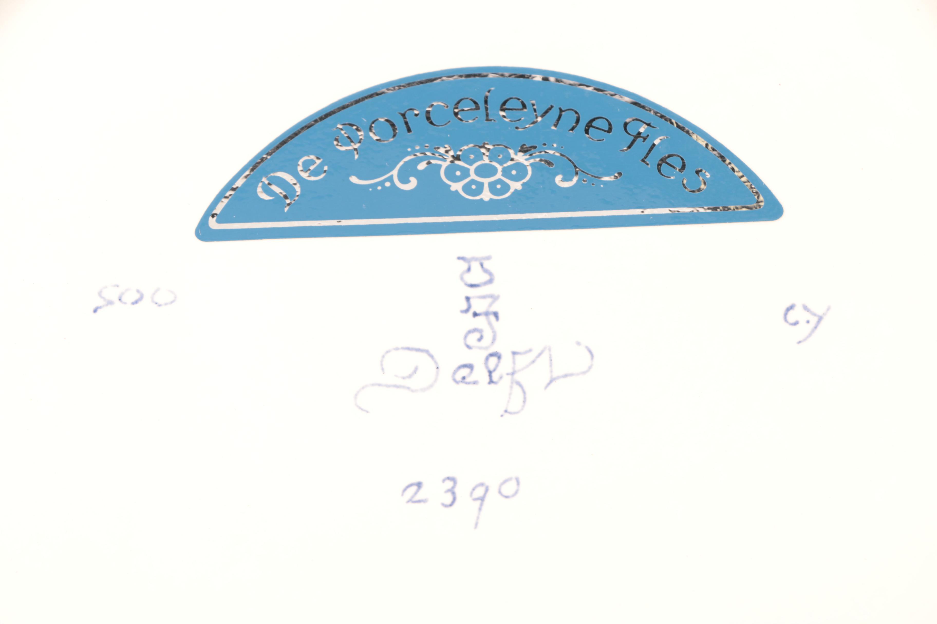 1979-80 Royal Delft Ceramic Platters